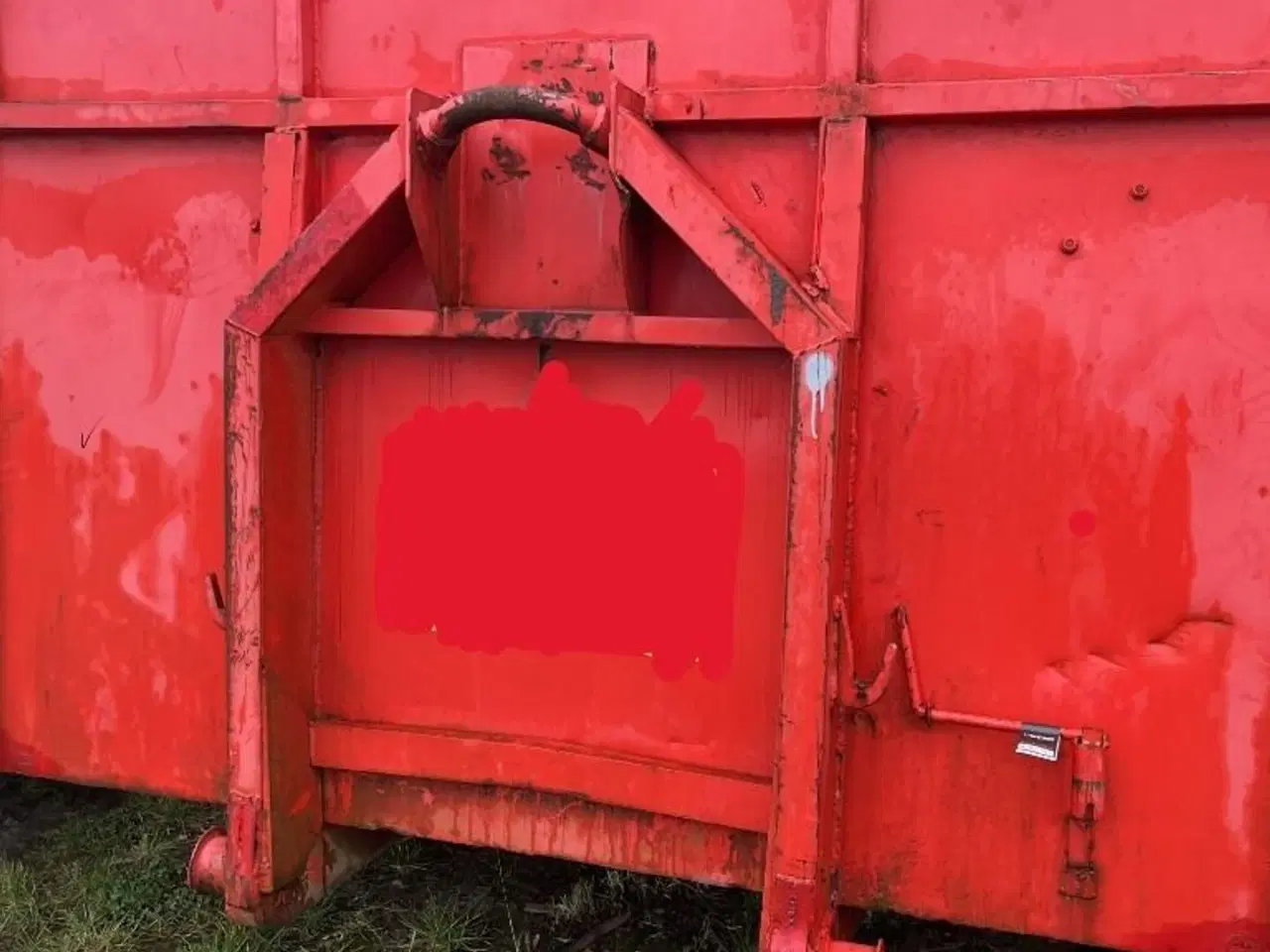 Billede 2 - Container Høje sider Rød