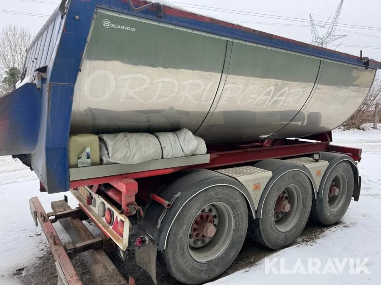 Billede 10 - Asfaltkærre Nopa Ktk220 3 akslet med tippelad