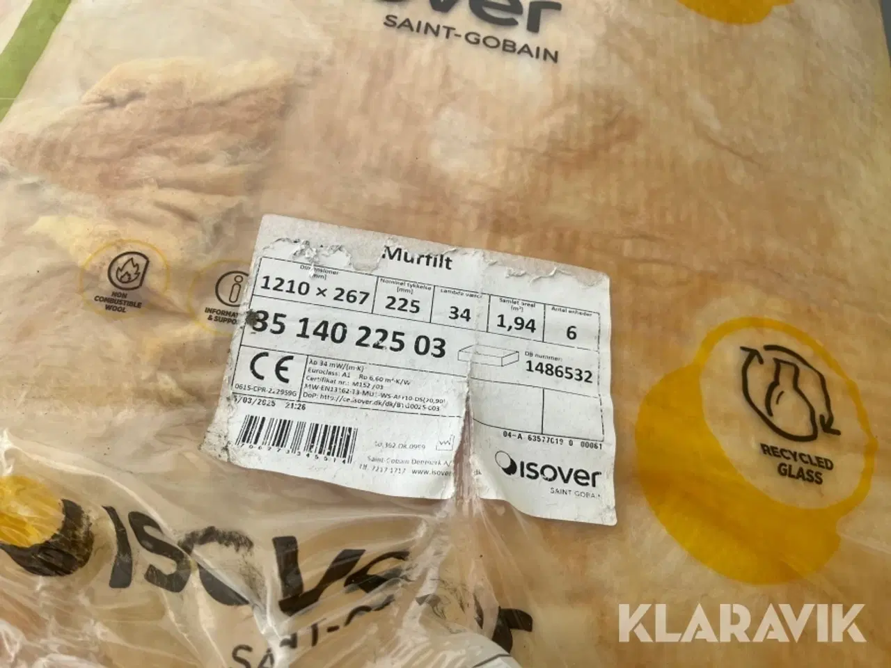 Billede 12 - Isolering Isover Murfit 32-34 55 pakker