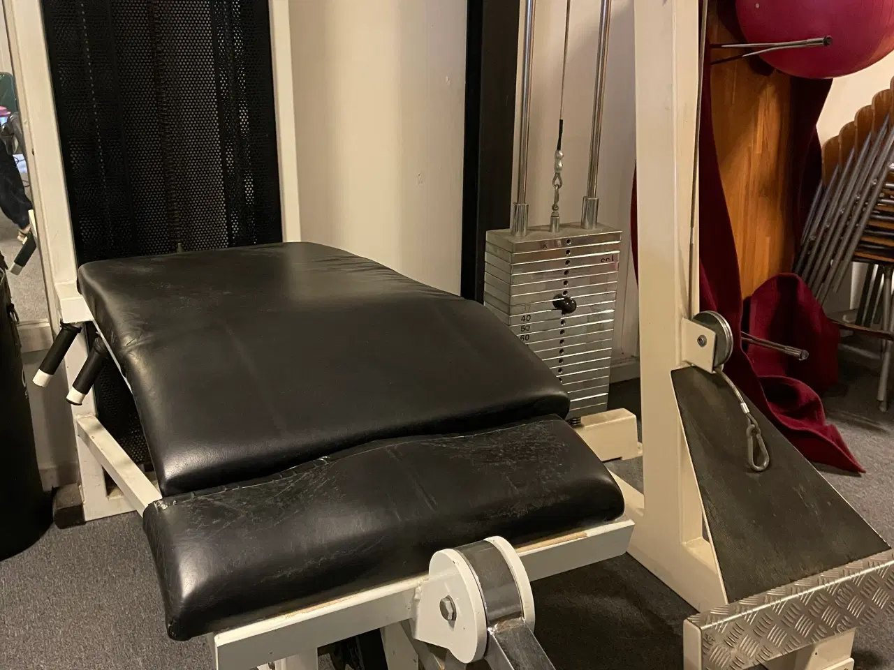 Billede 1 - Træningsmaskiner, leg curl og seated row pully