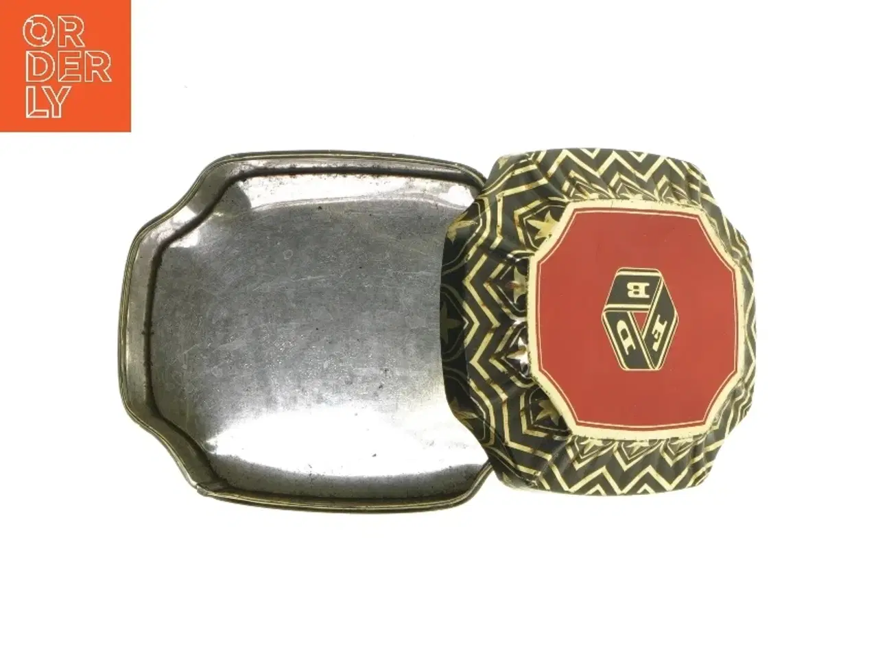 Billede 6 - Dekorativ te-dåse (str. 14x11 cm)