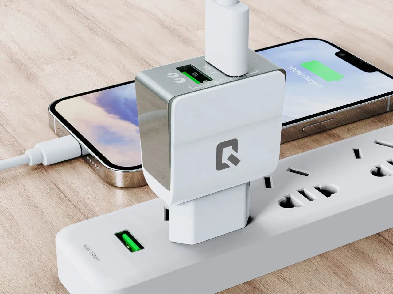 Billede 3 - TUNIQ Hurtigoplader med USB-C kabel