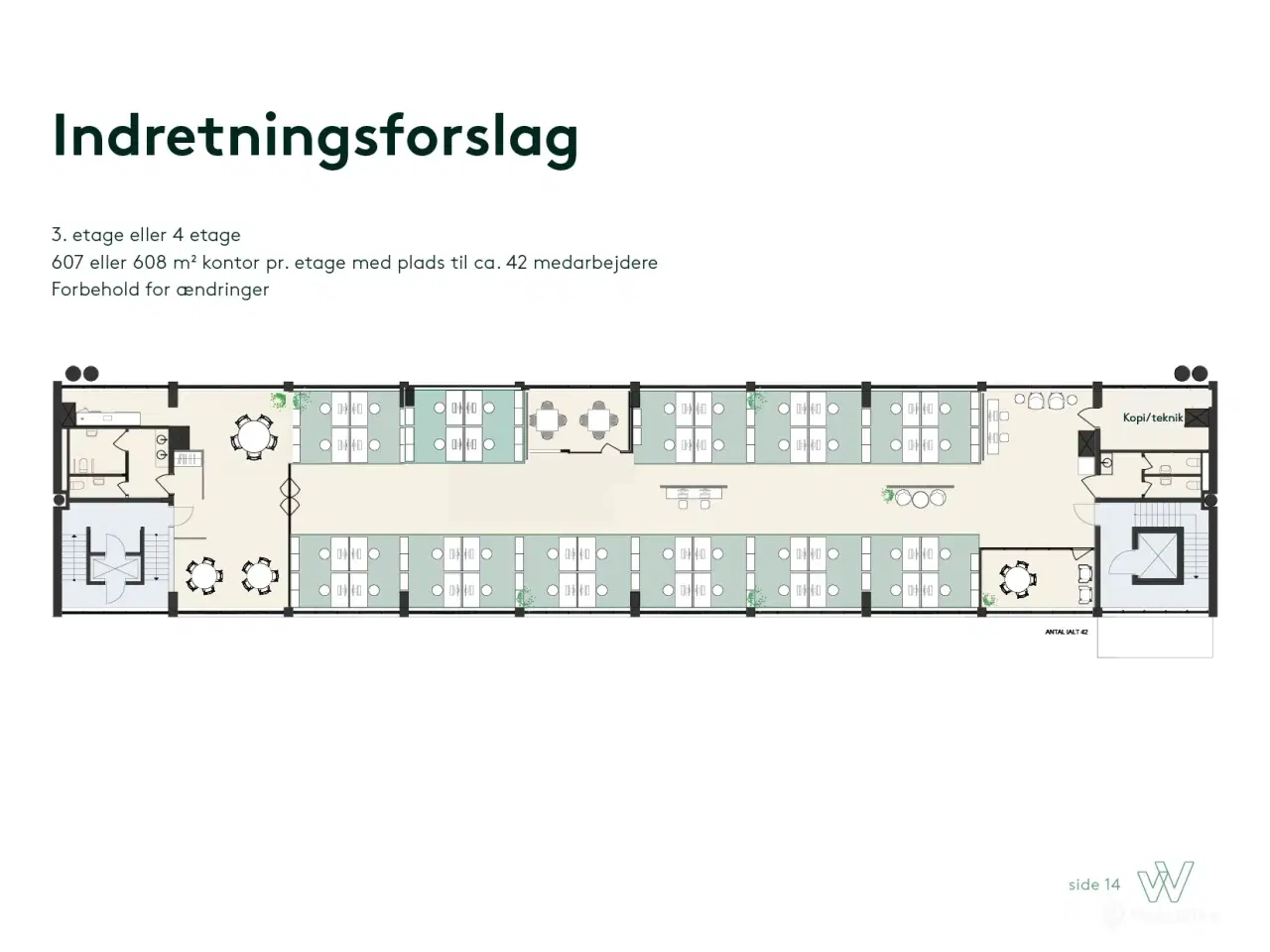 Billede 14 - Nyistandsatte kontorlejemål beliggende i hjertet af Nørrebro lige ved metro og S-tog.