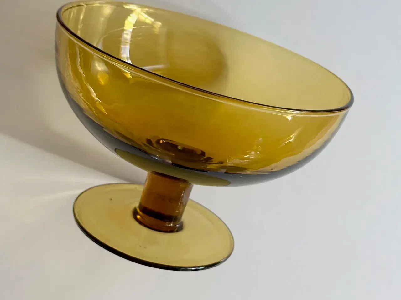 Billede 4 - Opsats, gult glas