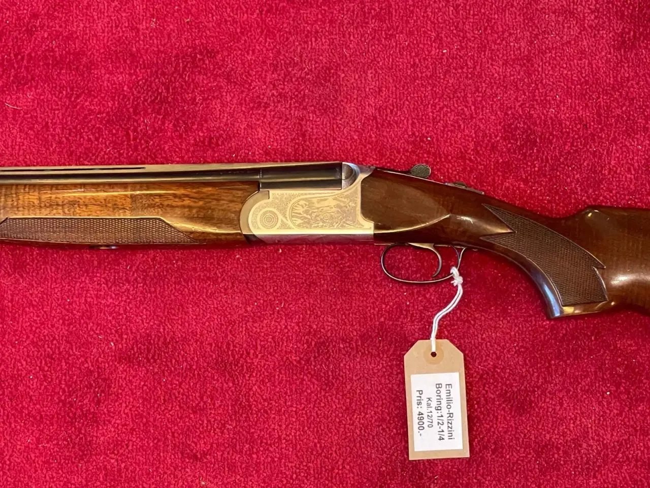 Billede 1 - Rizzini Emilio 12/70 O/U brugt haglgevær 75782