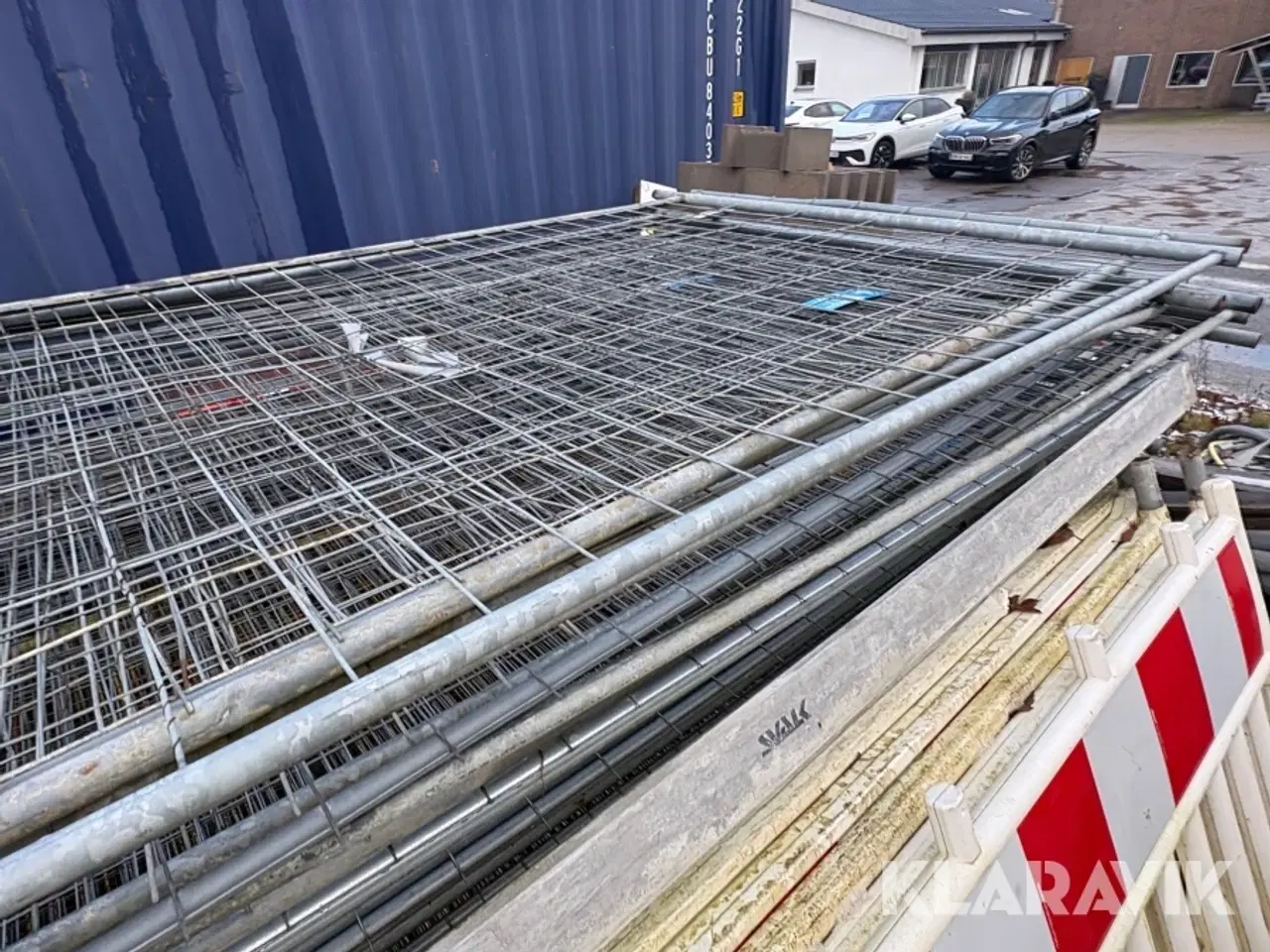 Billede 2 - Byggepladshegn med fødder 30 styk