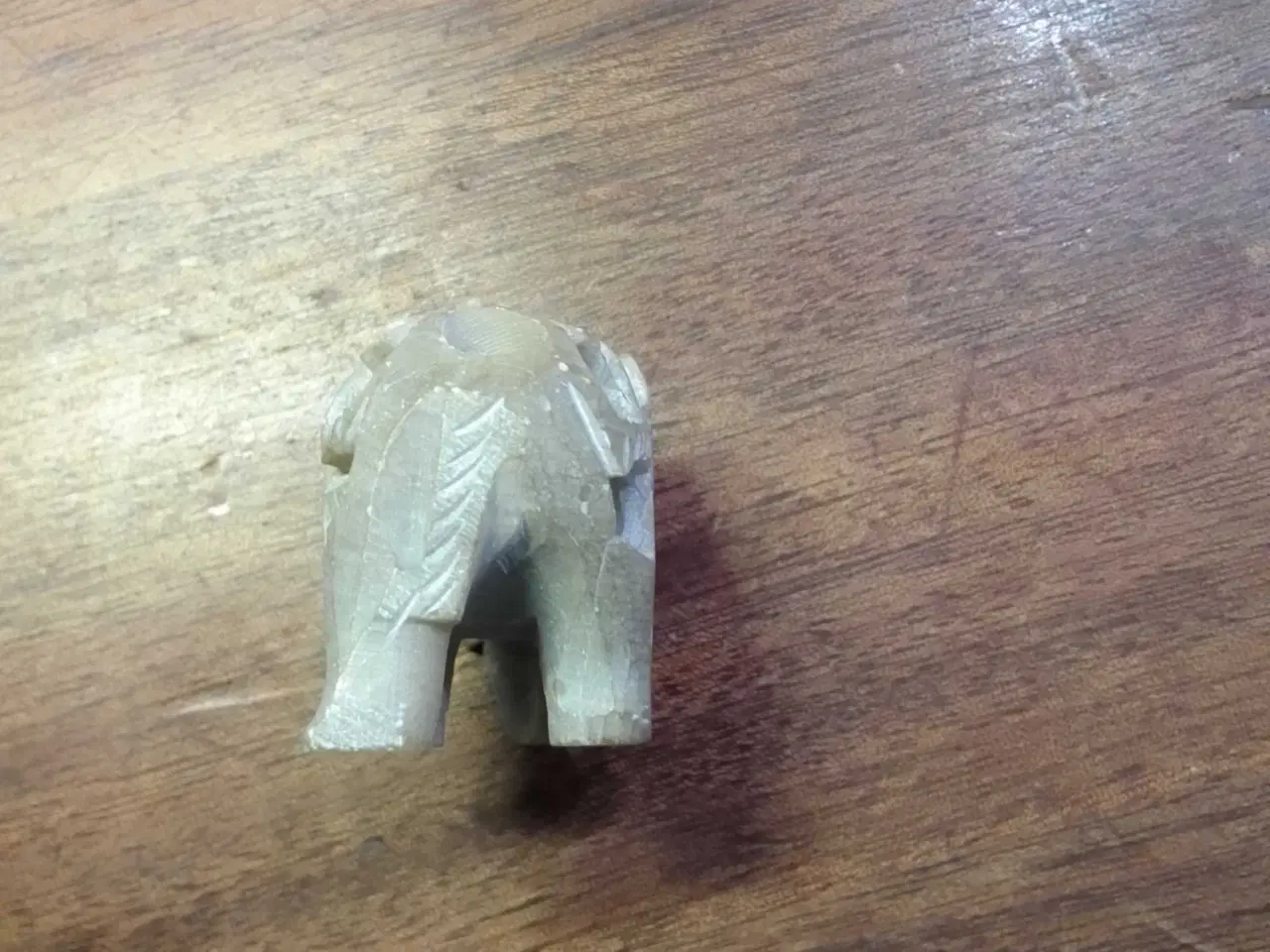 Billede 4 - Miniature elefant til fx sættekasse. I sten