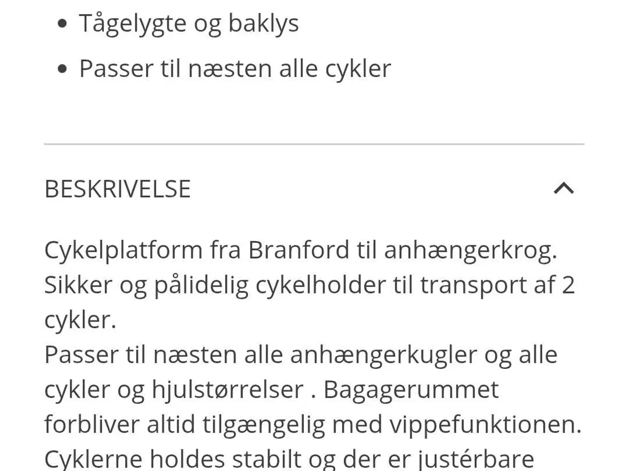 Billede 3 - Cykelholder til 2 cykler