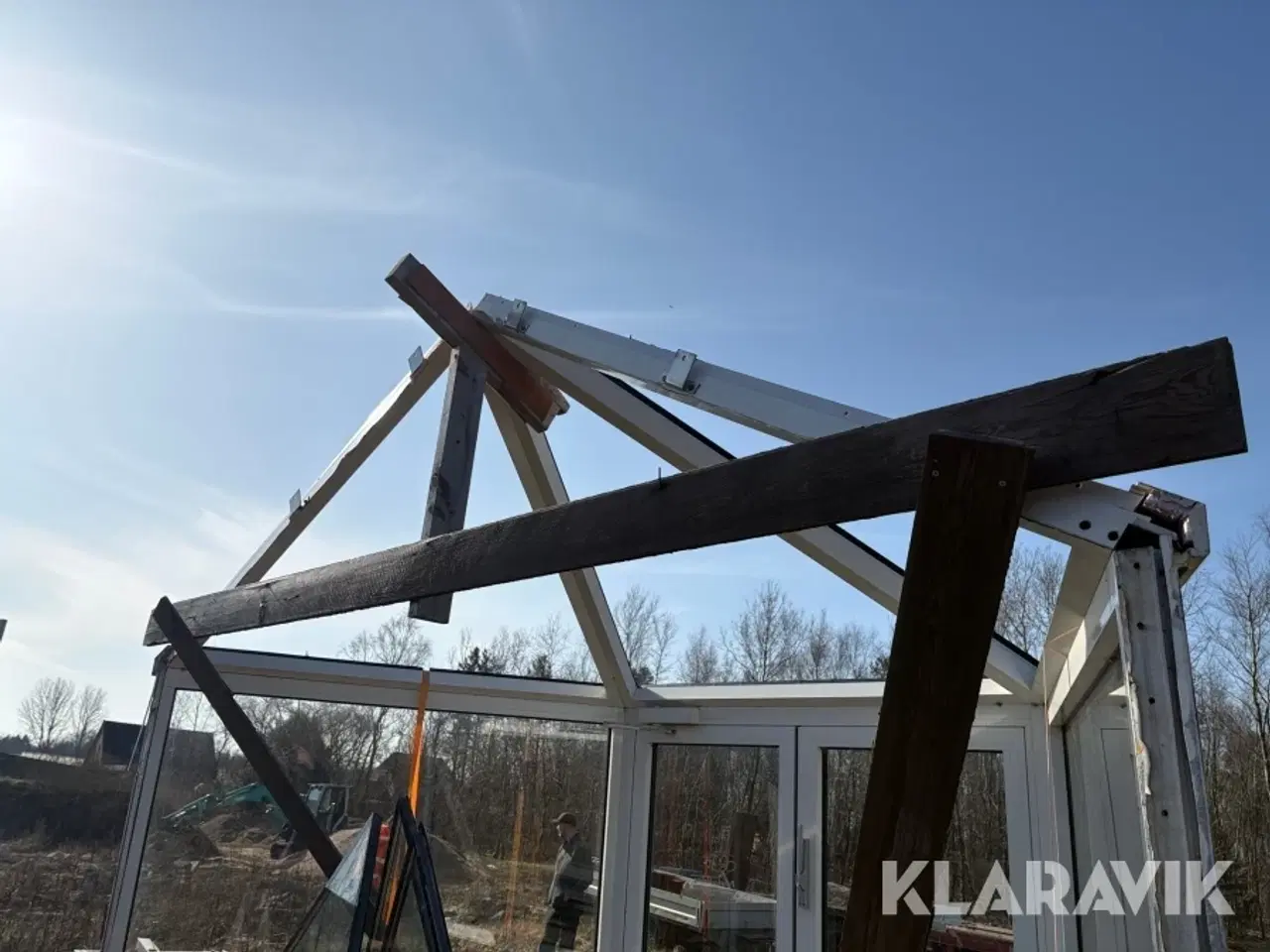 Billede 3 - Indgangsparti aluminium/glas