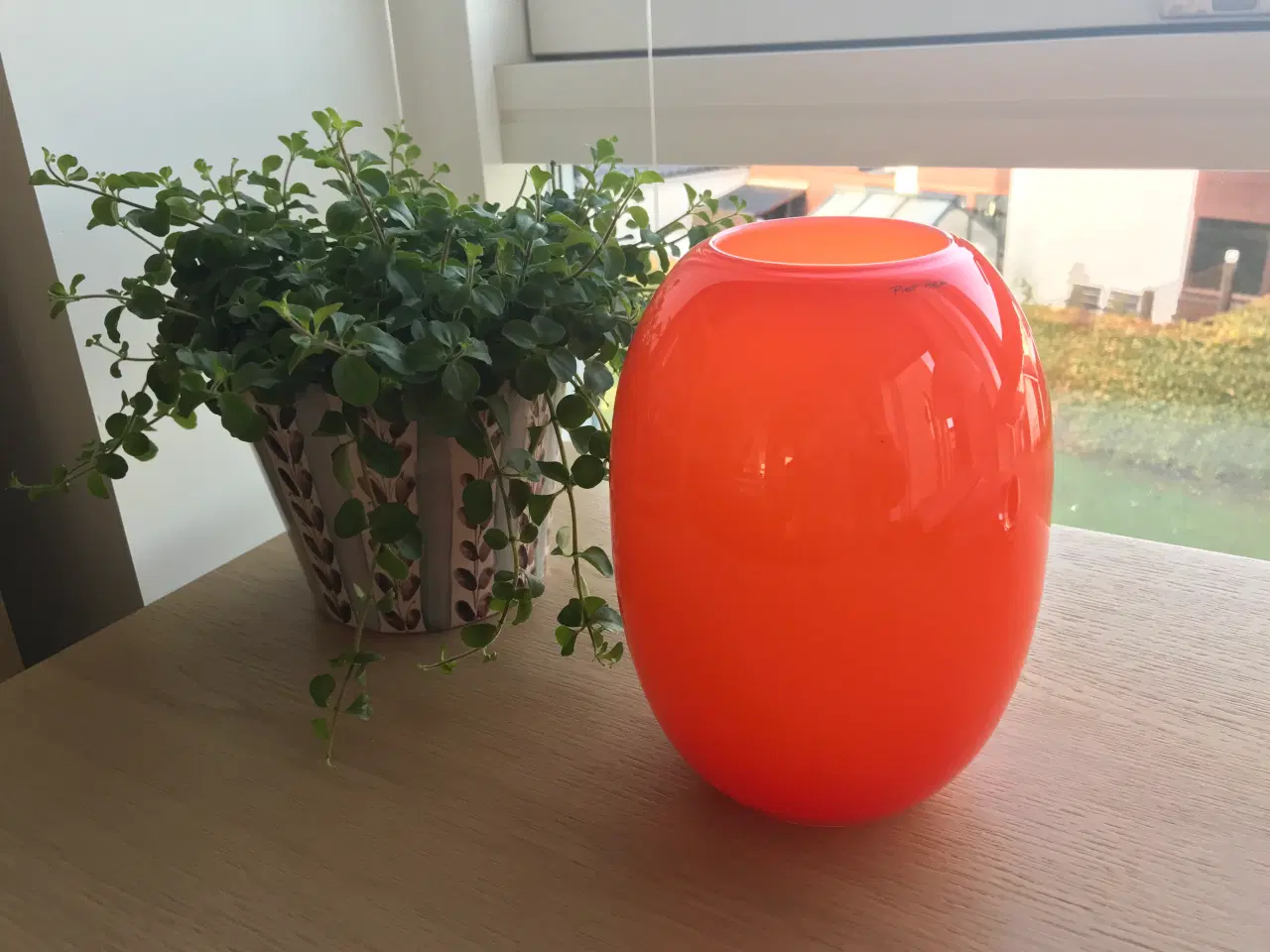 Billede 2 - Piet Hein Super Vase i orange glas