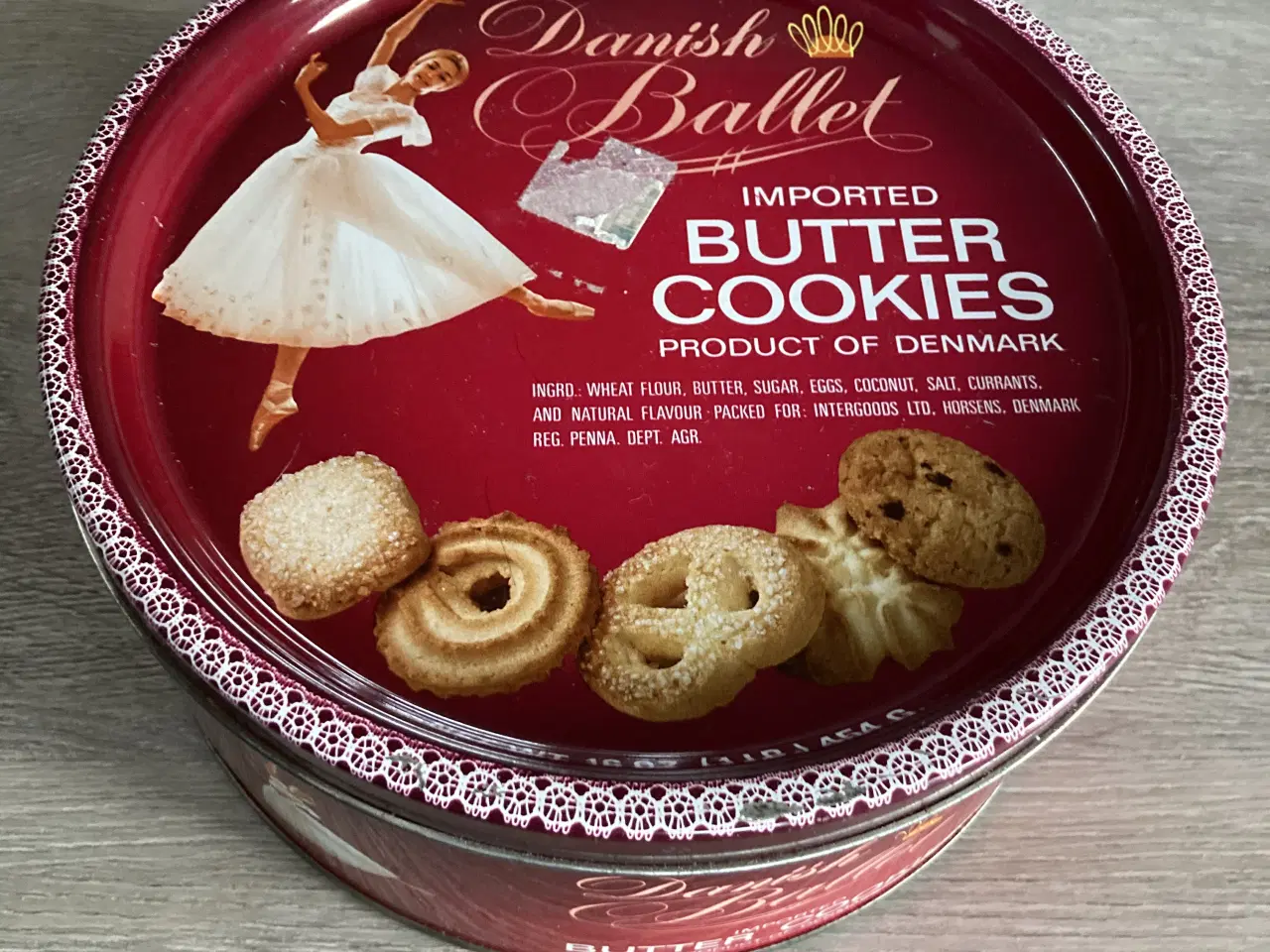 Billede 1 - Danish Ballet Butter Cookies metaldåse 