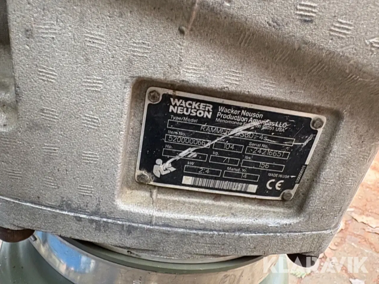 Billede 12 - Jordloppe Wacker Neuson BS60-4s