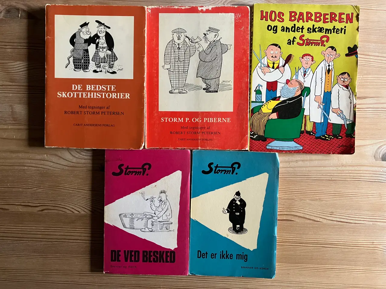 Billede 1 - Humor, 5 bøger af Robert Storm Petersen