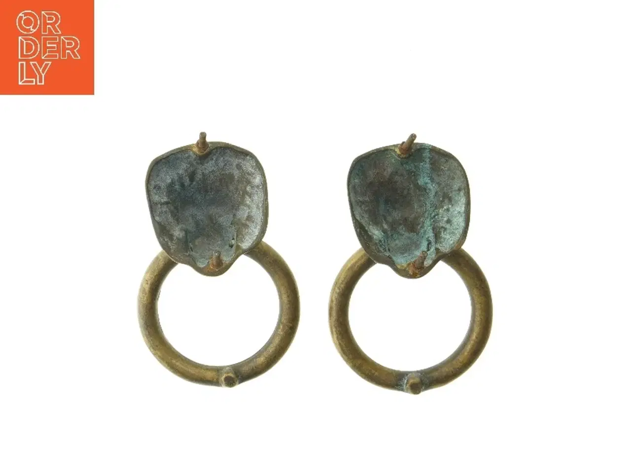 Billede 6 - Dørhåndtag med løveansigt (str. 20 cm)antikke fra italien