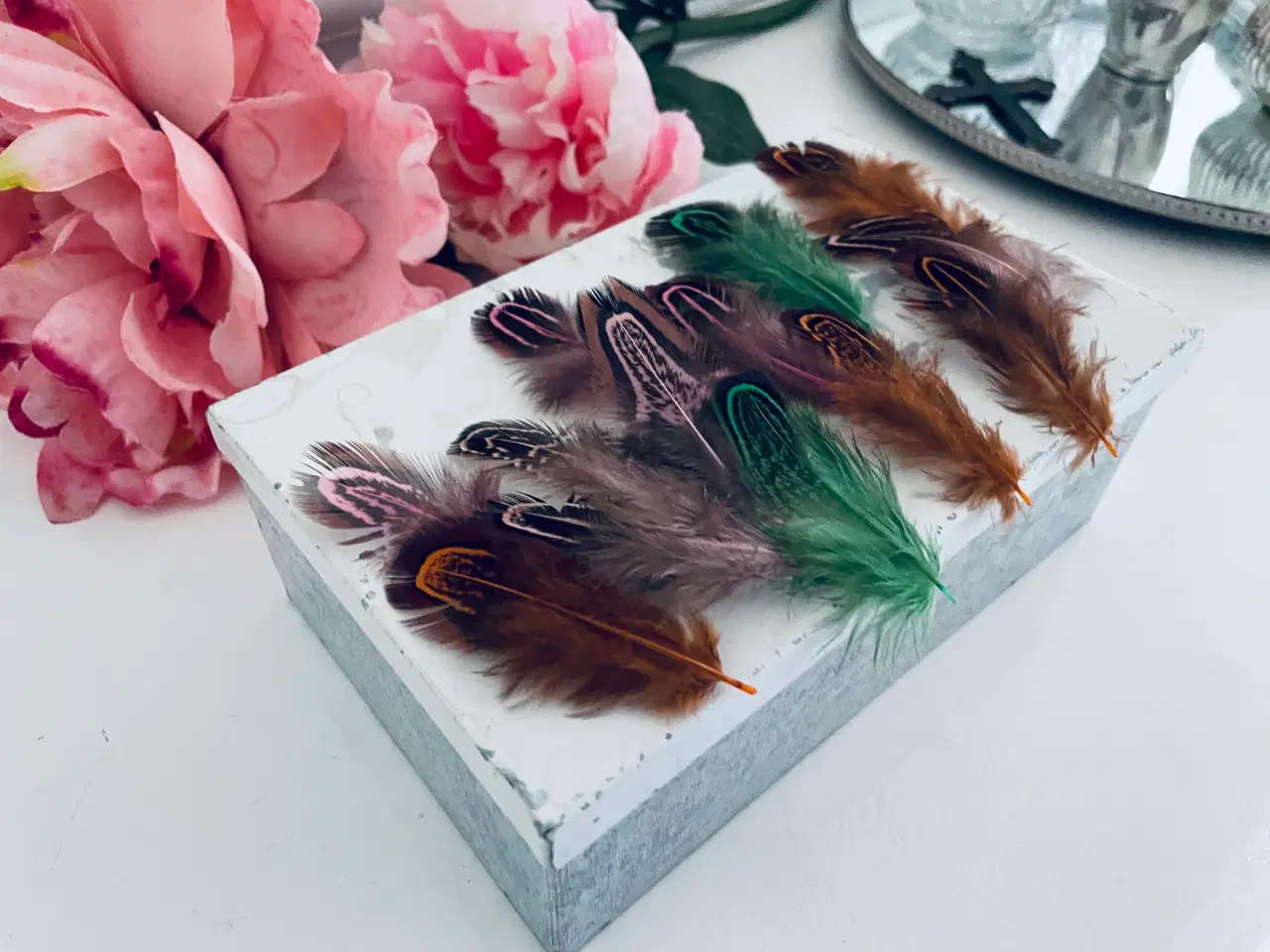 Billede 3 - Blandet fjer til dekoration