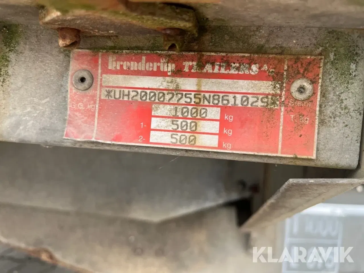 Billede 12 - Anhængere til personbiler Brenderup 1000kg