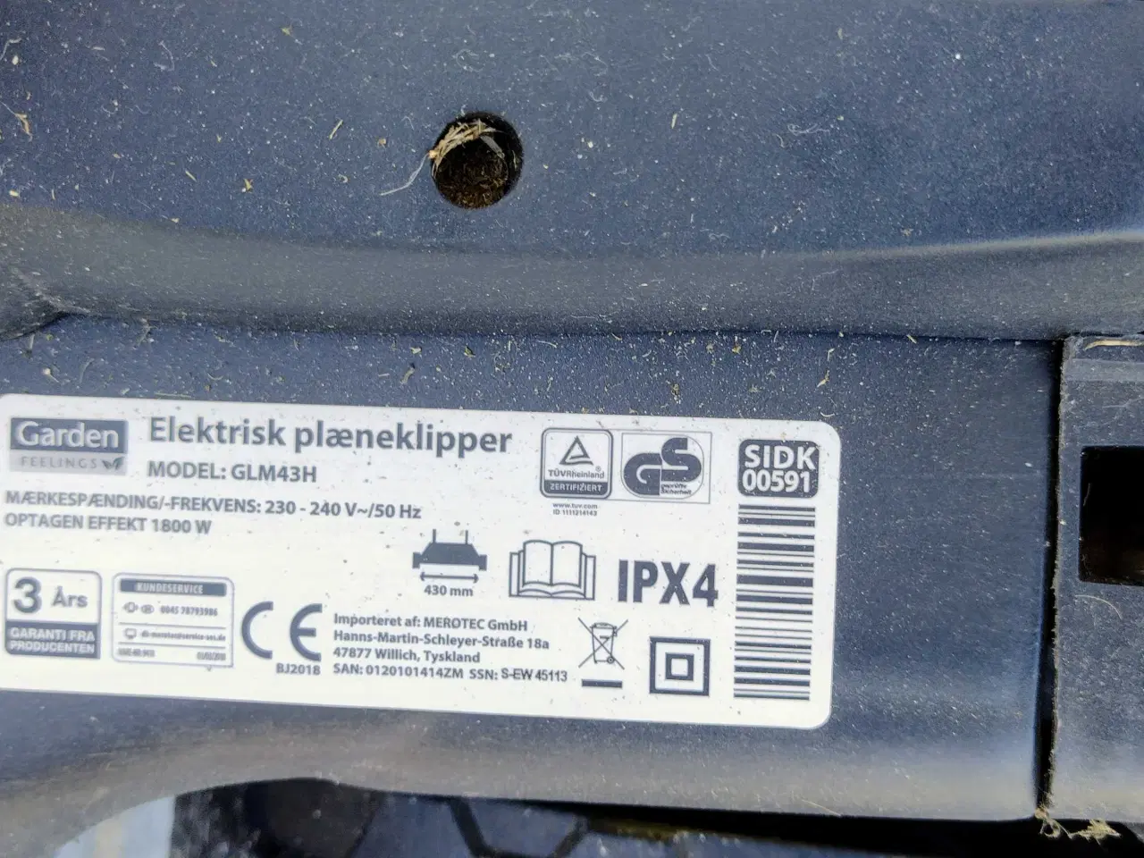 Billede 1 - El plæneklipper 