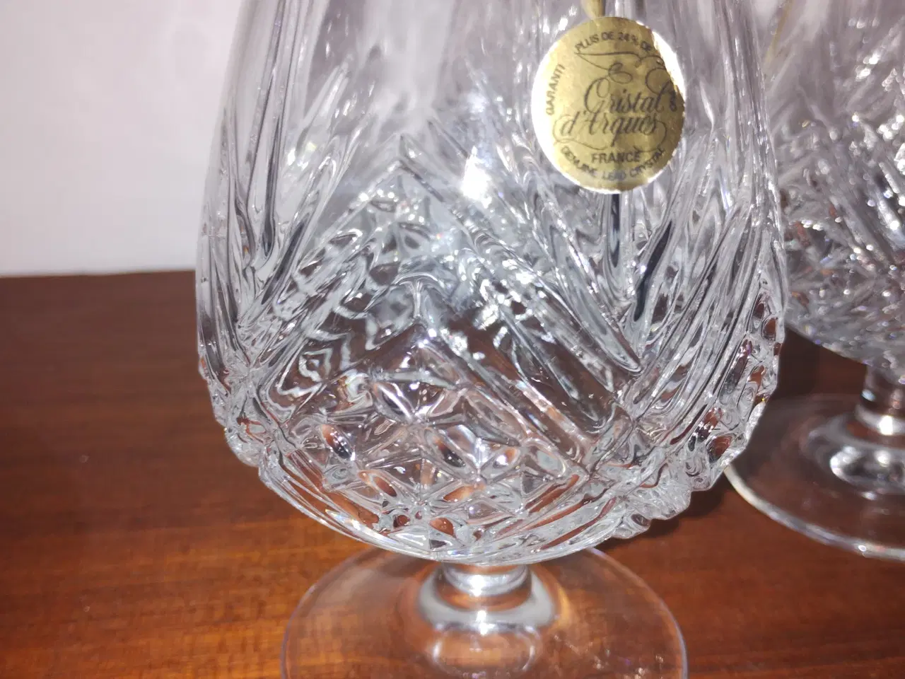 Billede 3 - Cristal d’Arques brandy glas