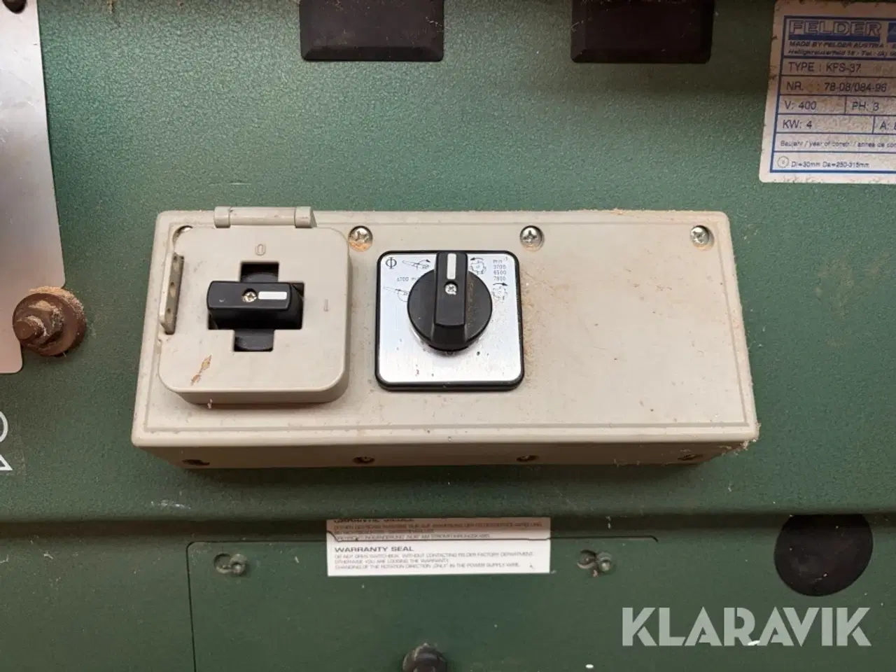 Billede 10 - Formatsav Felder KFS-37 med fræser