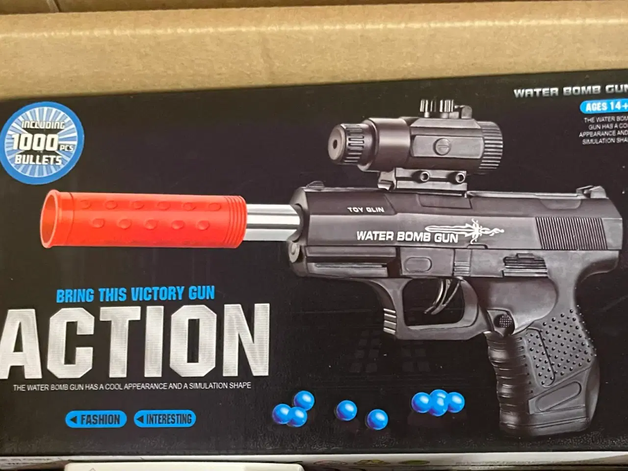 Billede 1 - 🎁 Julegave • HY108-1D Gel Blast Gun • NY i æske🎁