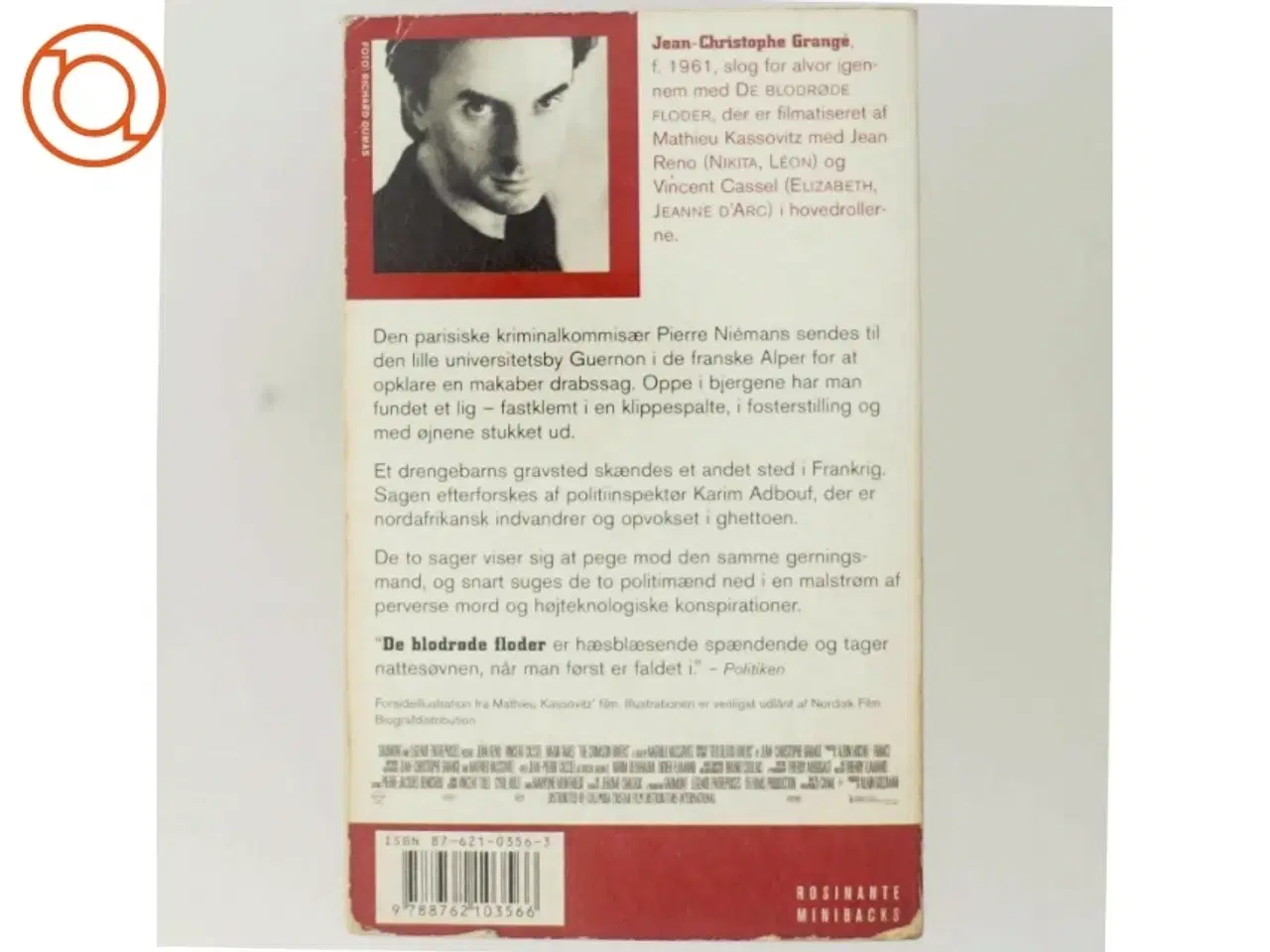 Billede 3 - De blodrøde floder : thriller af Jean-Christophe Grangé (Bog)