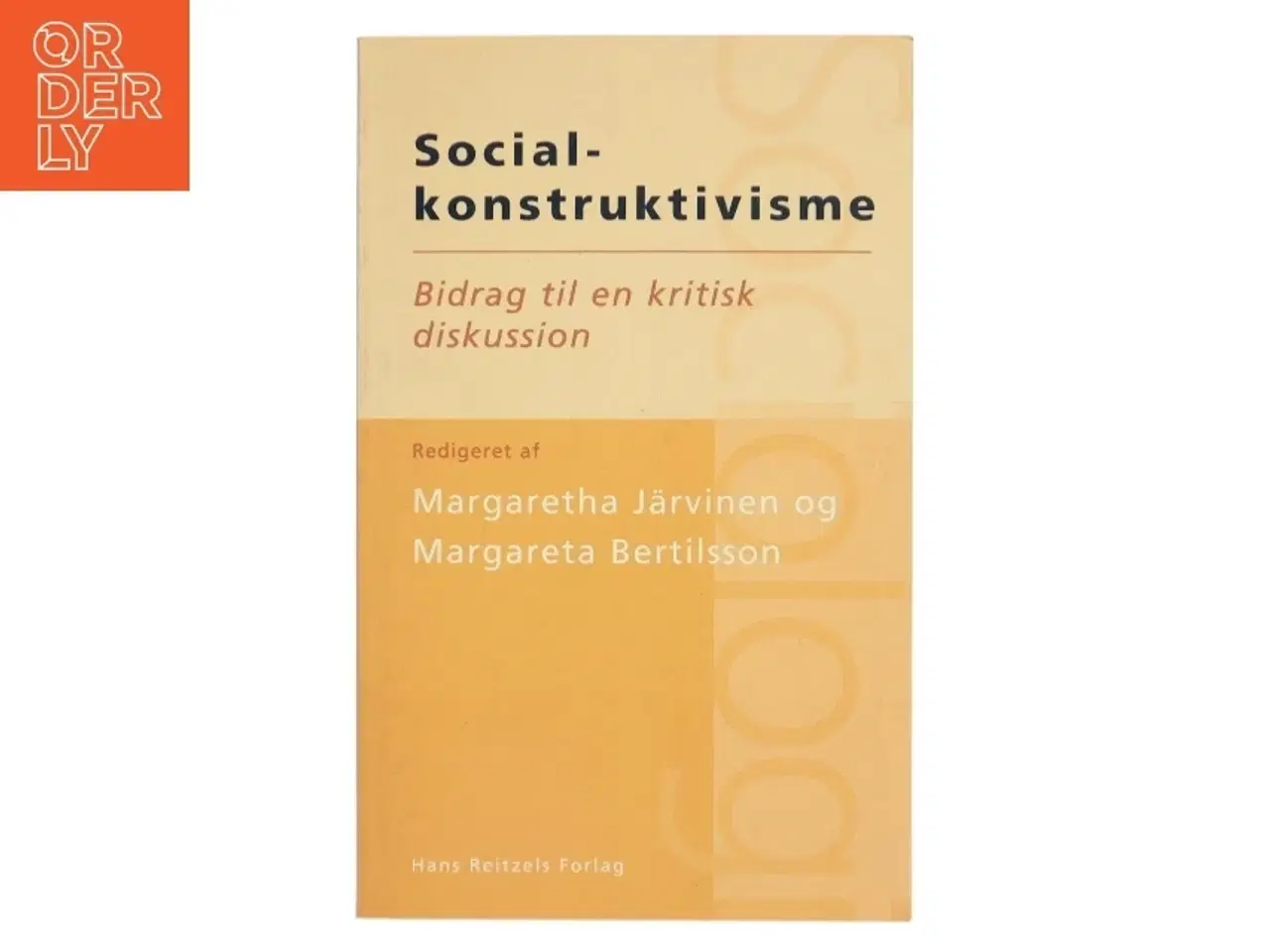 Billede 1 - Socialkonstruktivisme af Margaretha J&#228;rvinen (Bog)
