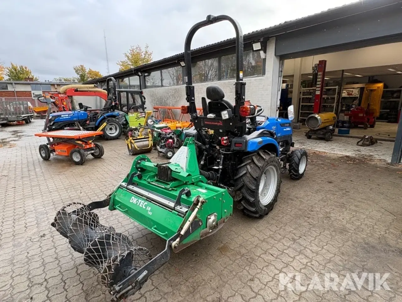 Billede 5 - Minitraktor Solis H26 hst med stennedlægningsfræser