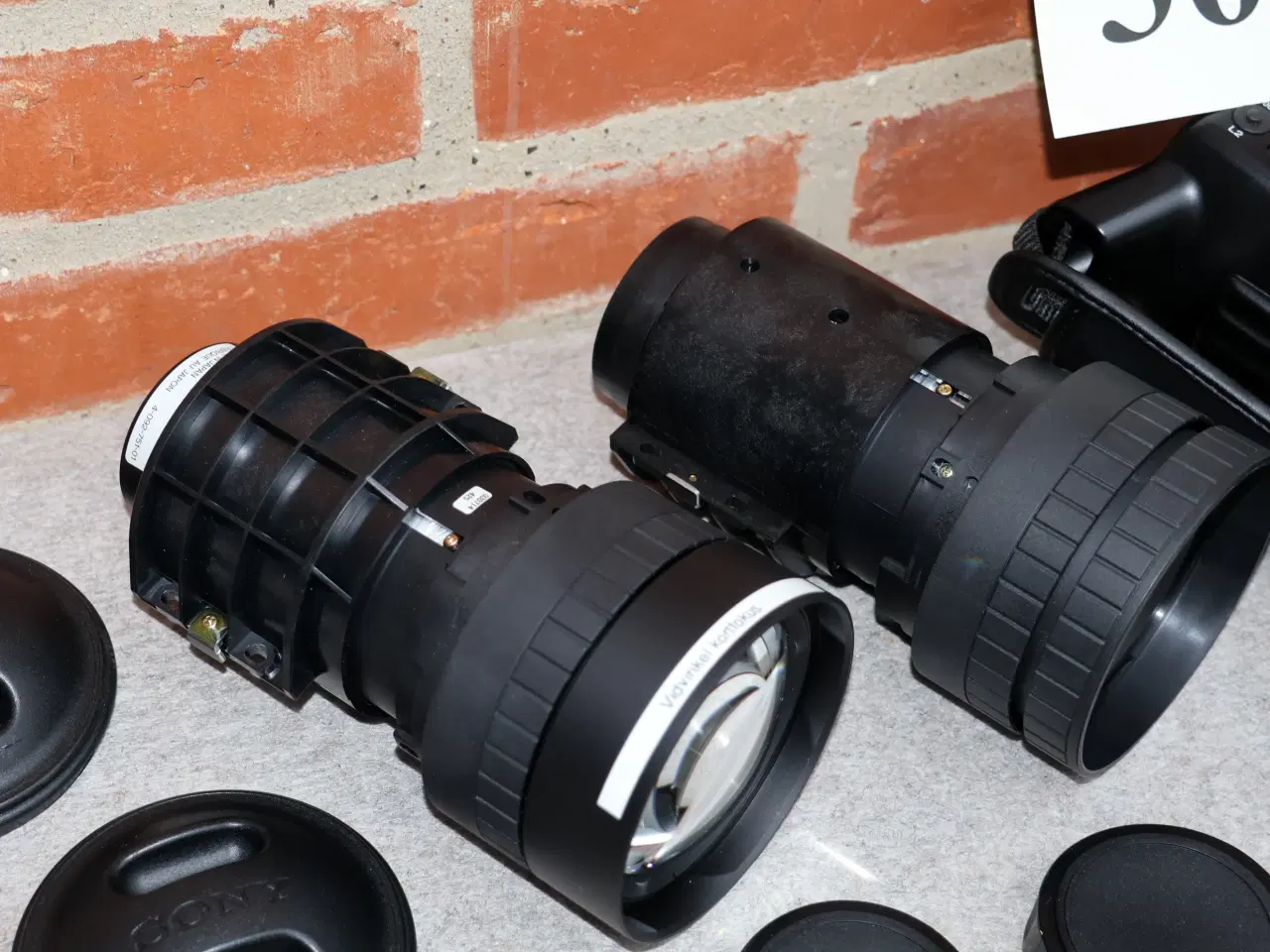 Billede 3 - 4 Stk Sony Linser, til ukendt model. ubrugt.