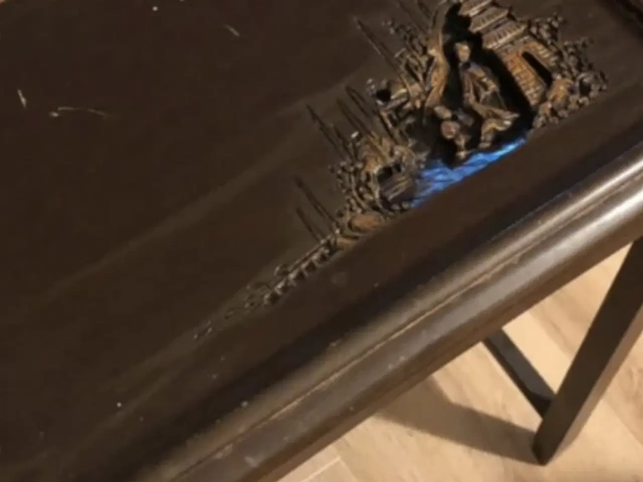 Billede 6 - Gammelt bord med kinesisk udskæring 