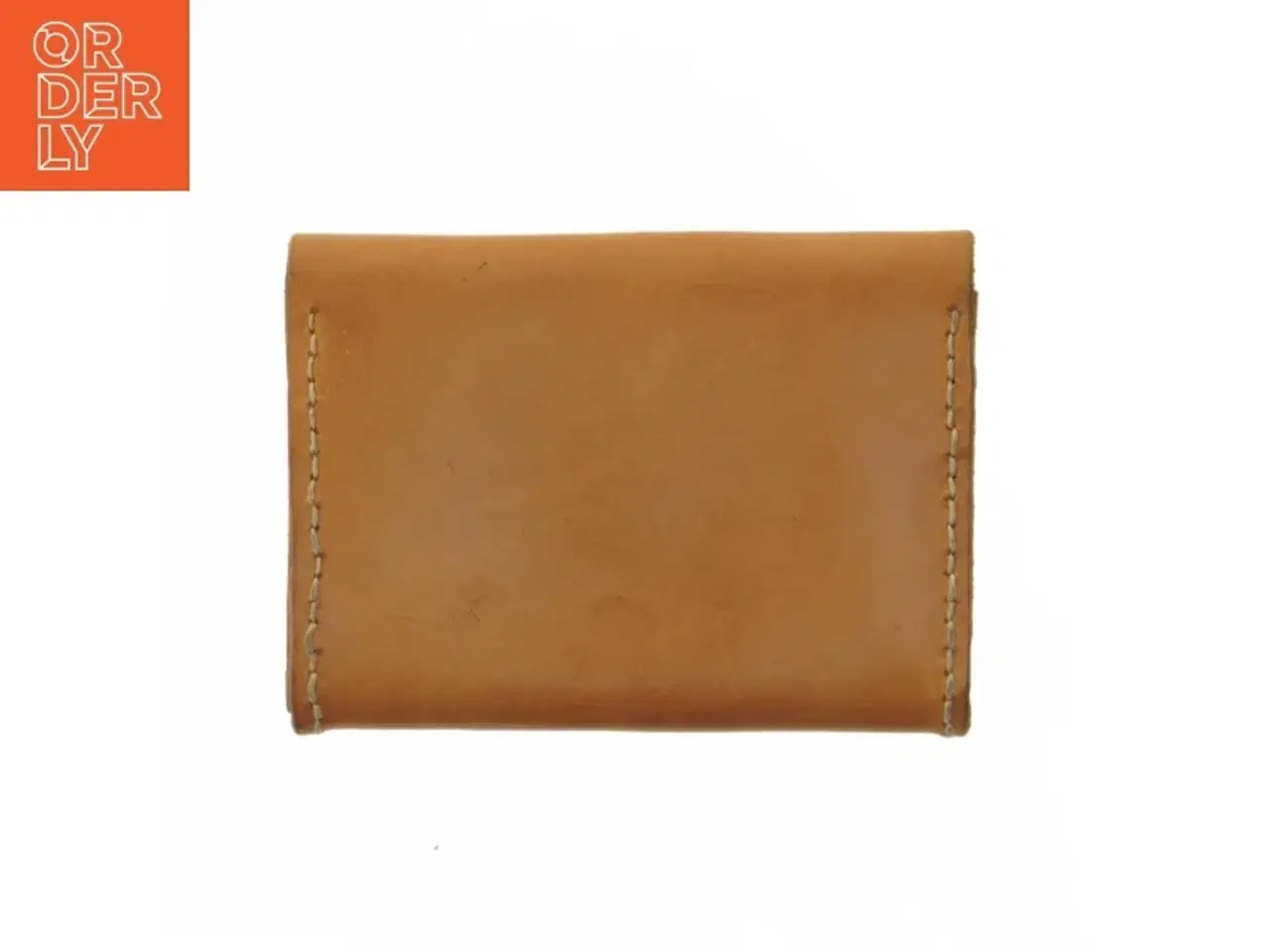 Billede 2 - Lille brun læderpung (str. 14,5x10,5 cm)