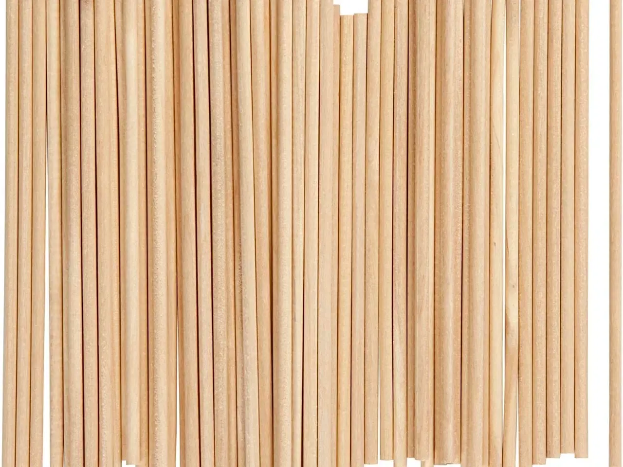 Billede 1 - Rundstok i Lyst Træ - 15 cm, 100 stk. til DIY