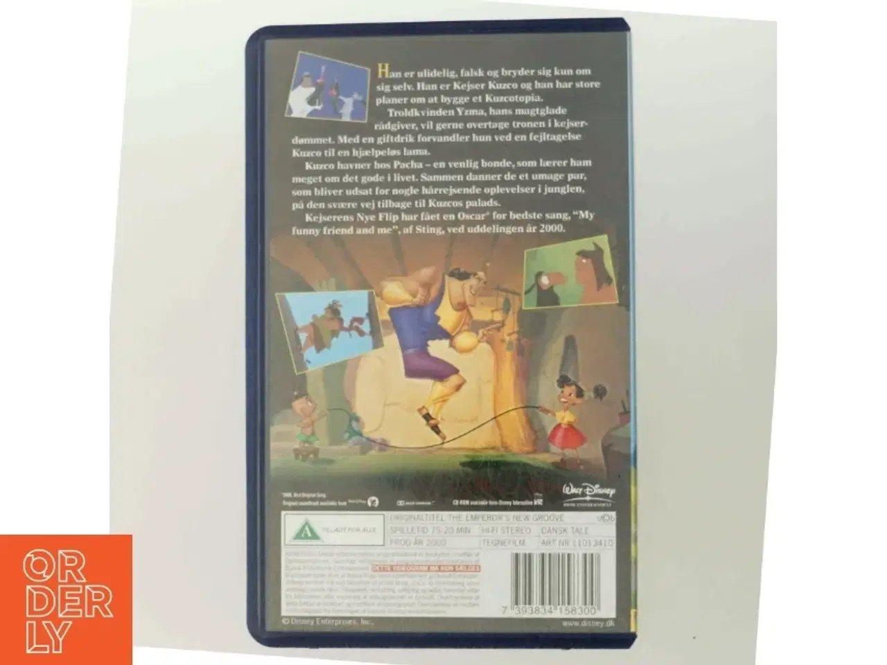 Billede 3 - VHS-film &#39;Kejserens Nye Flip&#39; fra Disney