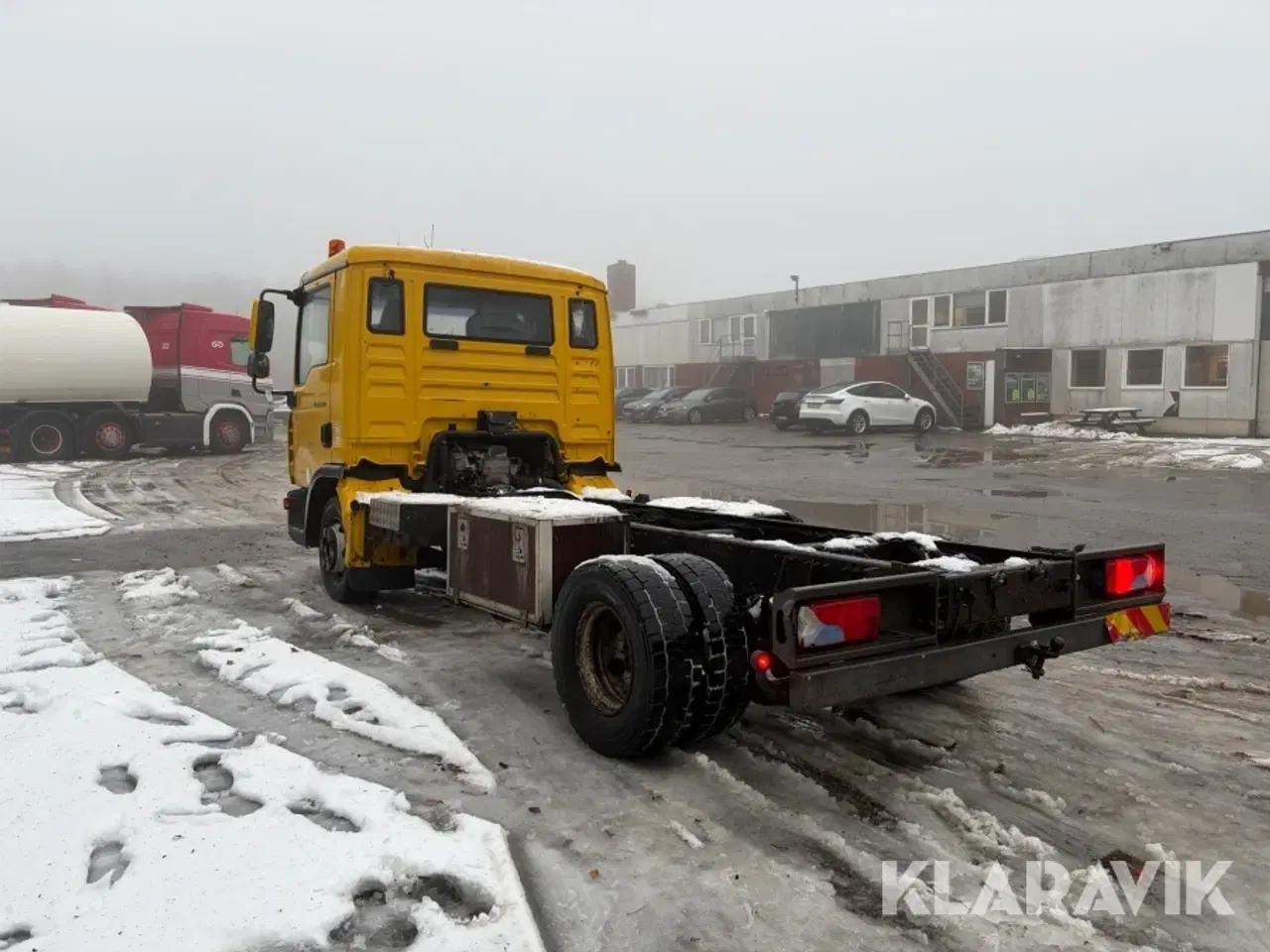 Billede 3 - Lastbil Man Tgl 10.240 med container og wirehejs