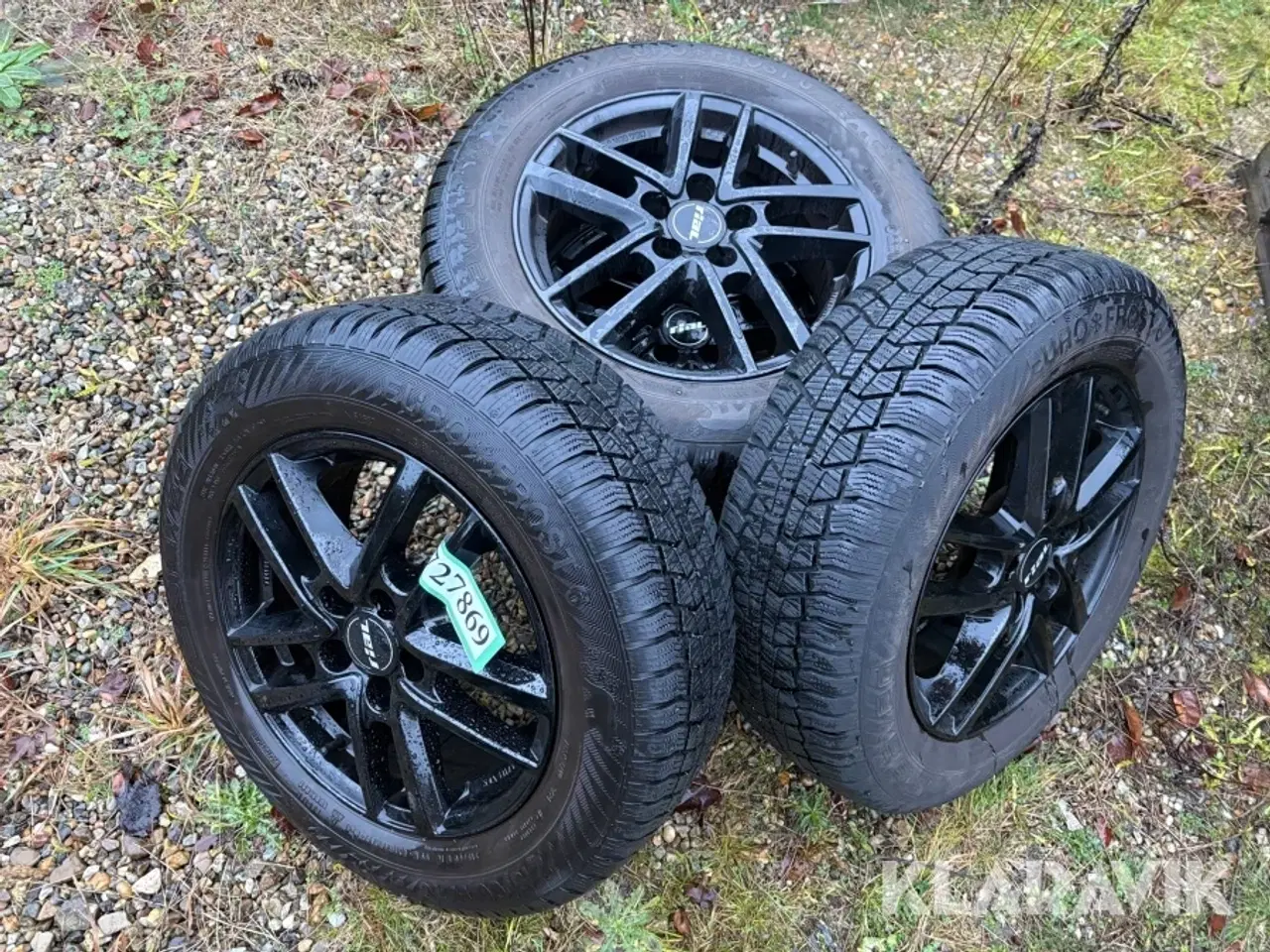 Billede 5 - Alufælge med dæk Rial / Gislaved