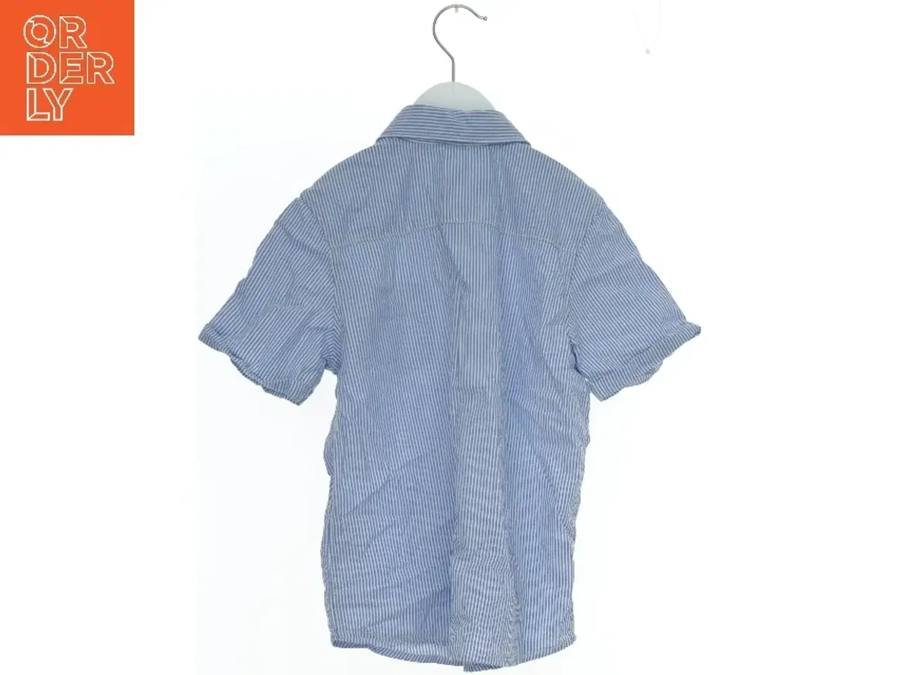 Billede 2 - Kortærmet skjorte med striber fra H&M (str. 128)