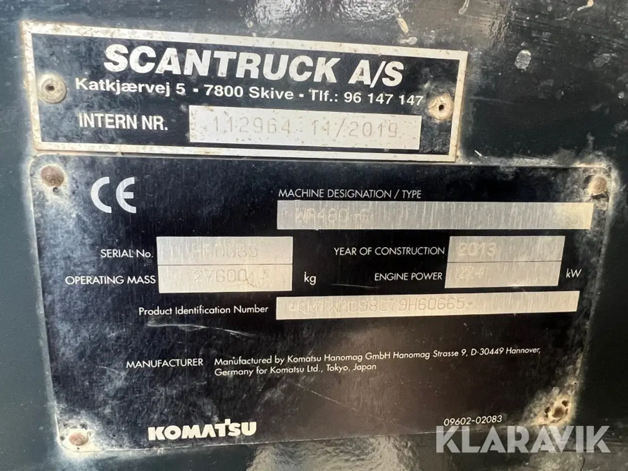 Billede 5 - Gummiged Komatsu WA 480-6