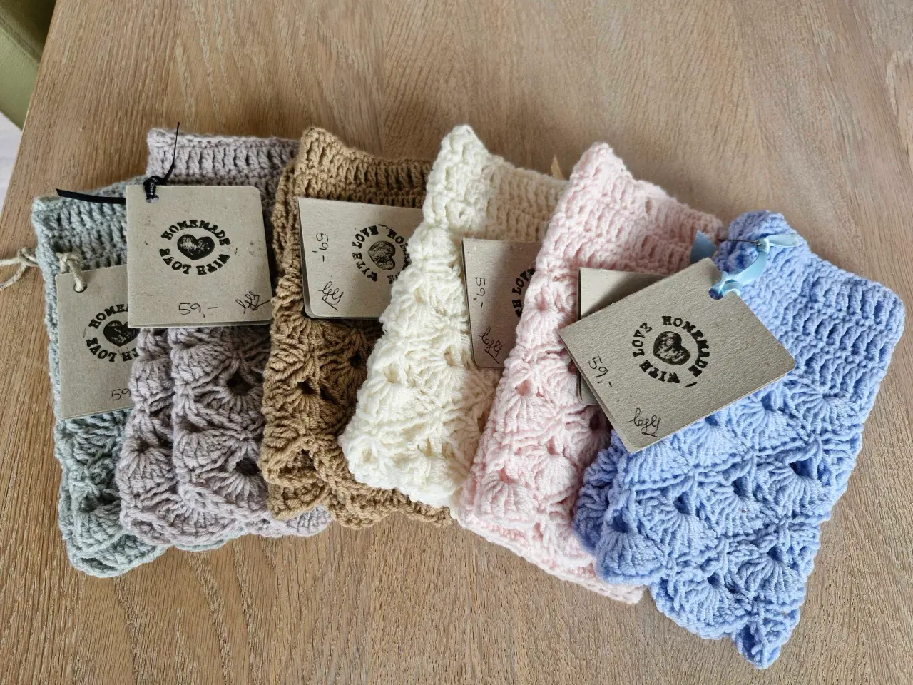 Billede 2 - Fingerløse handsker I forskellige farver