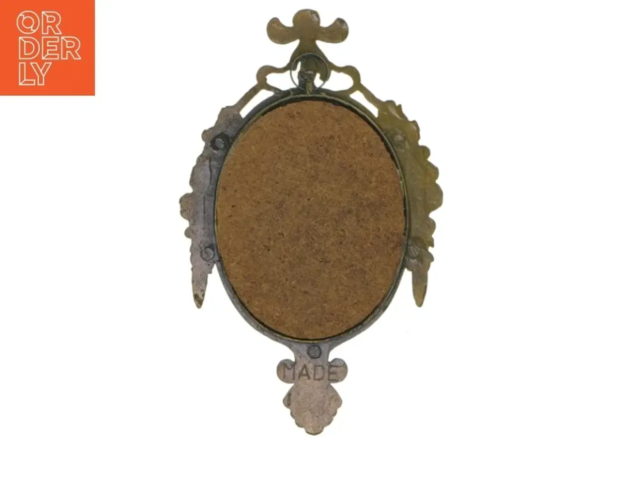 Billede 2 - Dekorativ ramme i messing (str. 16,5 cm)