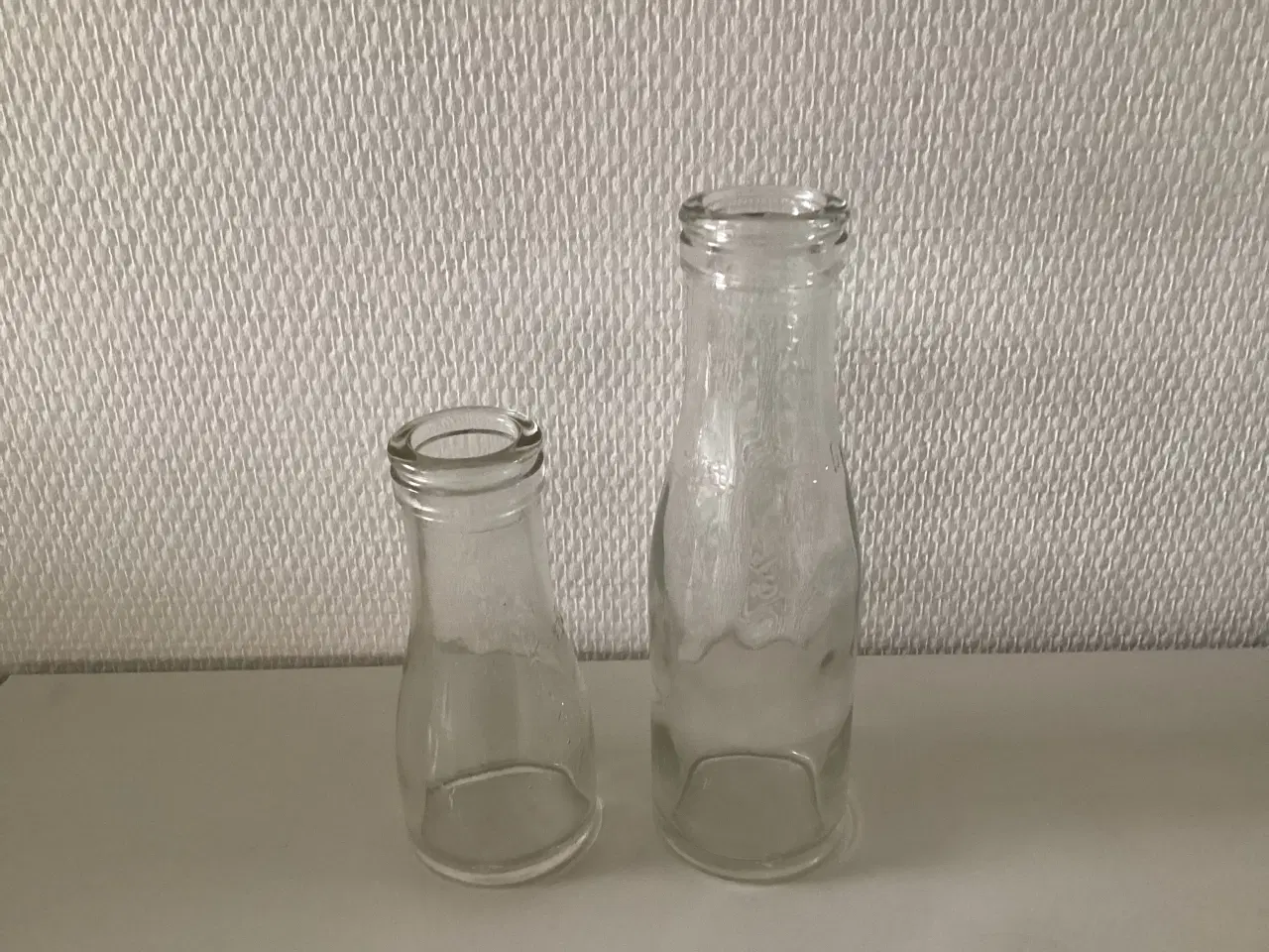Billede 1 - 2 Retro mælke/ fløde flasker