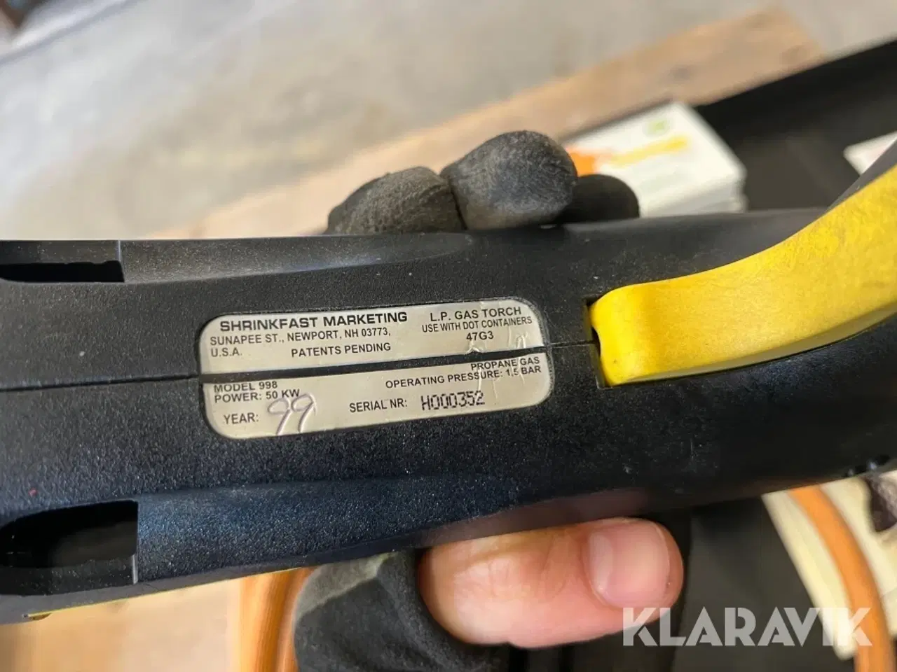 Billede 7 - Krympepistol Shrinkfast 998