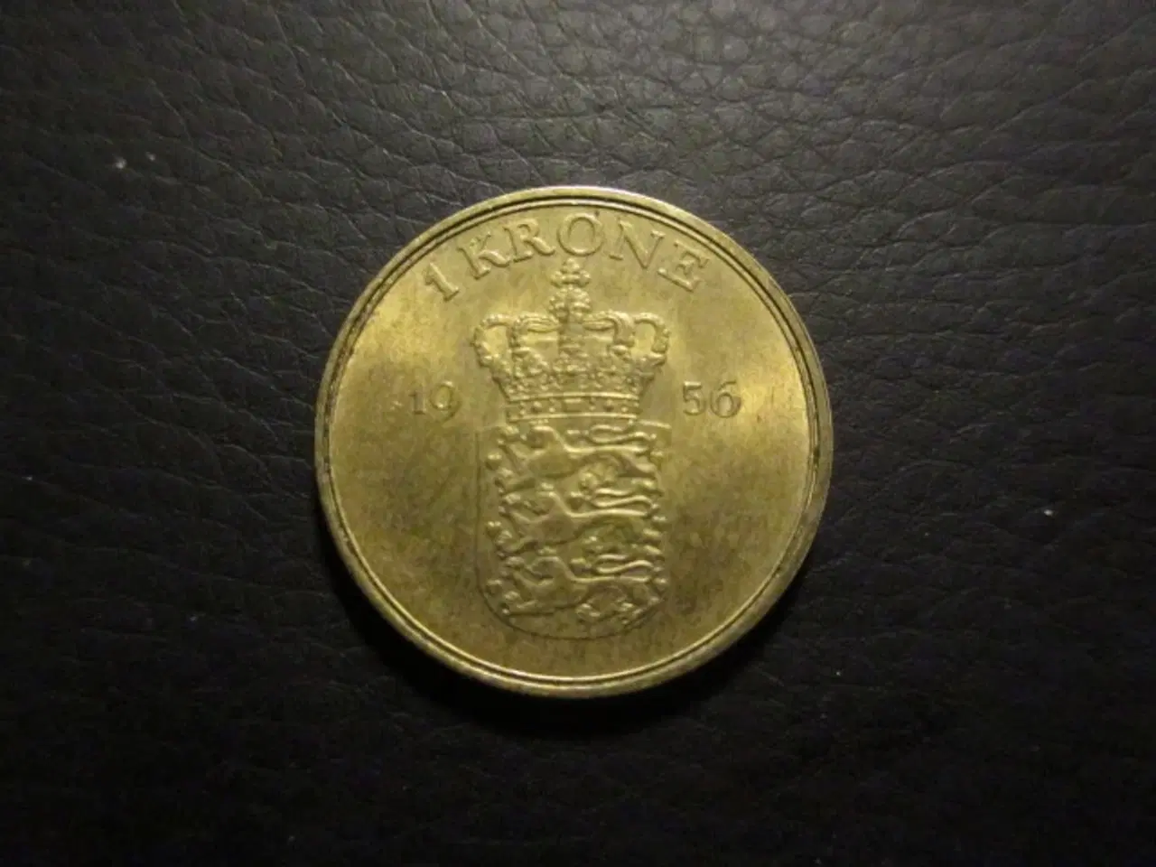 Billede 1 - 1 kr 1956 møntskær