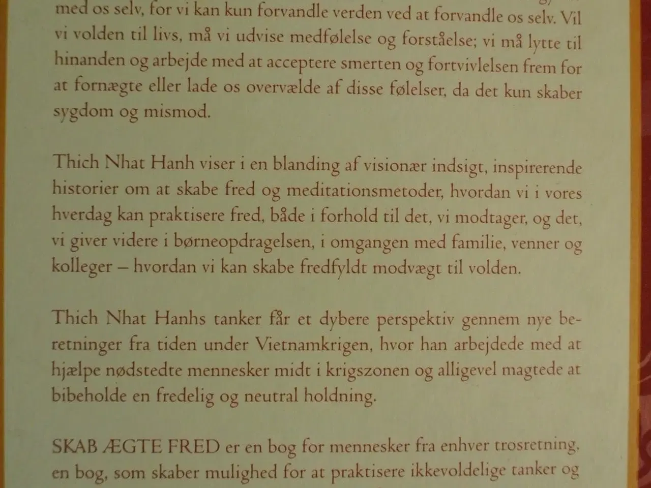 Billede 3 - skab ægte fred - stop volden, af thich nhat hanh, 