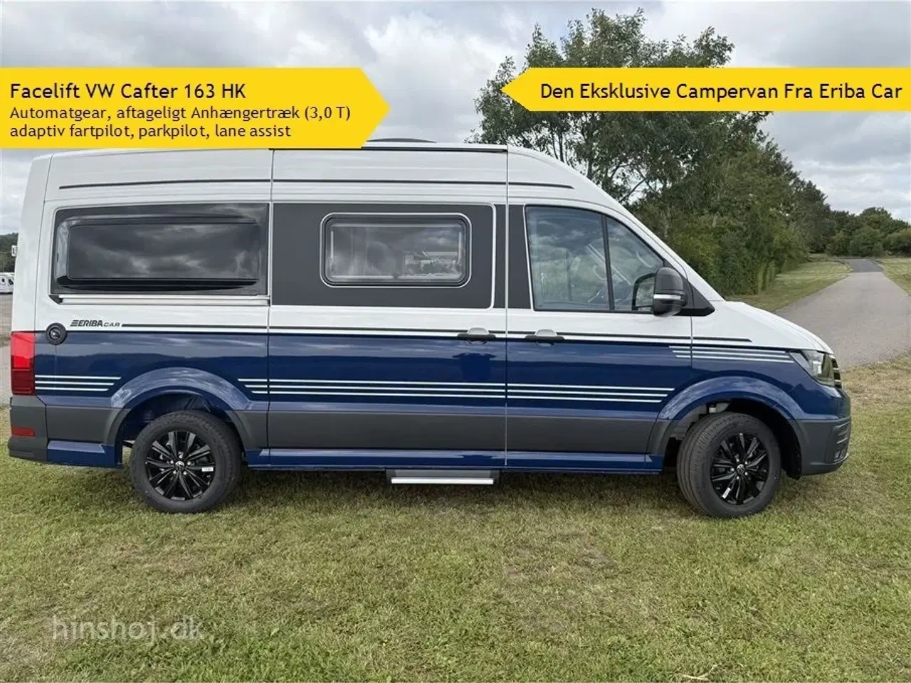 Billede 1 - 2025 - Eriba Car 600 Deep Ocean Blue Aut   Eksklusiv Campervan med automatgear og træk fra Hinshøj Caravan.
