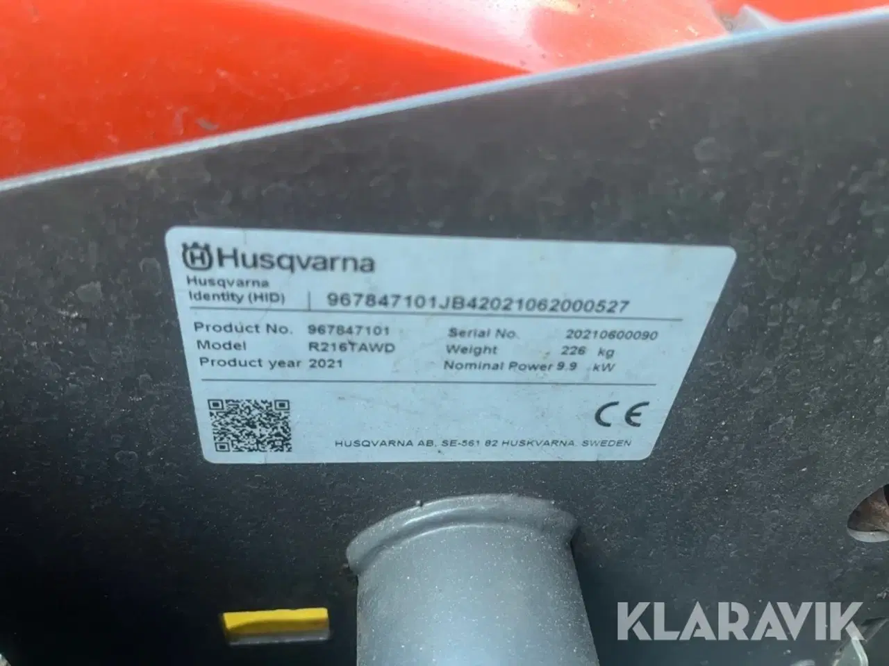 Billede 9 - Græsslåmaskine Husqvarna R216T AWD