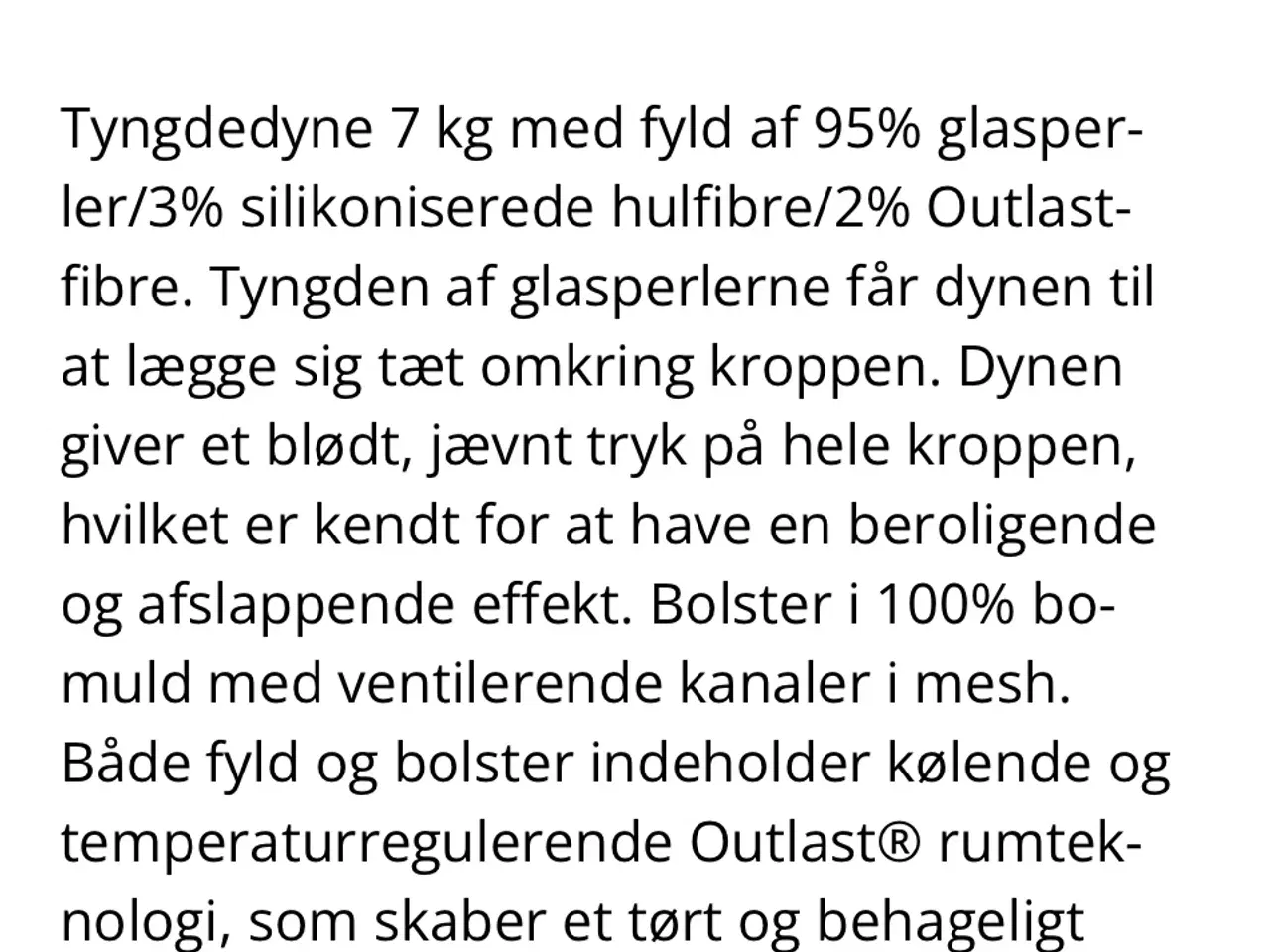 Billede 4 - Kugledyne 140x200 cm 7 kg.