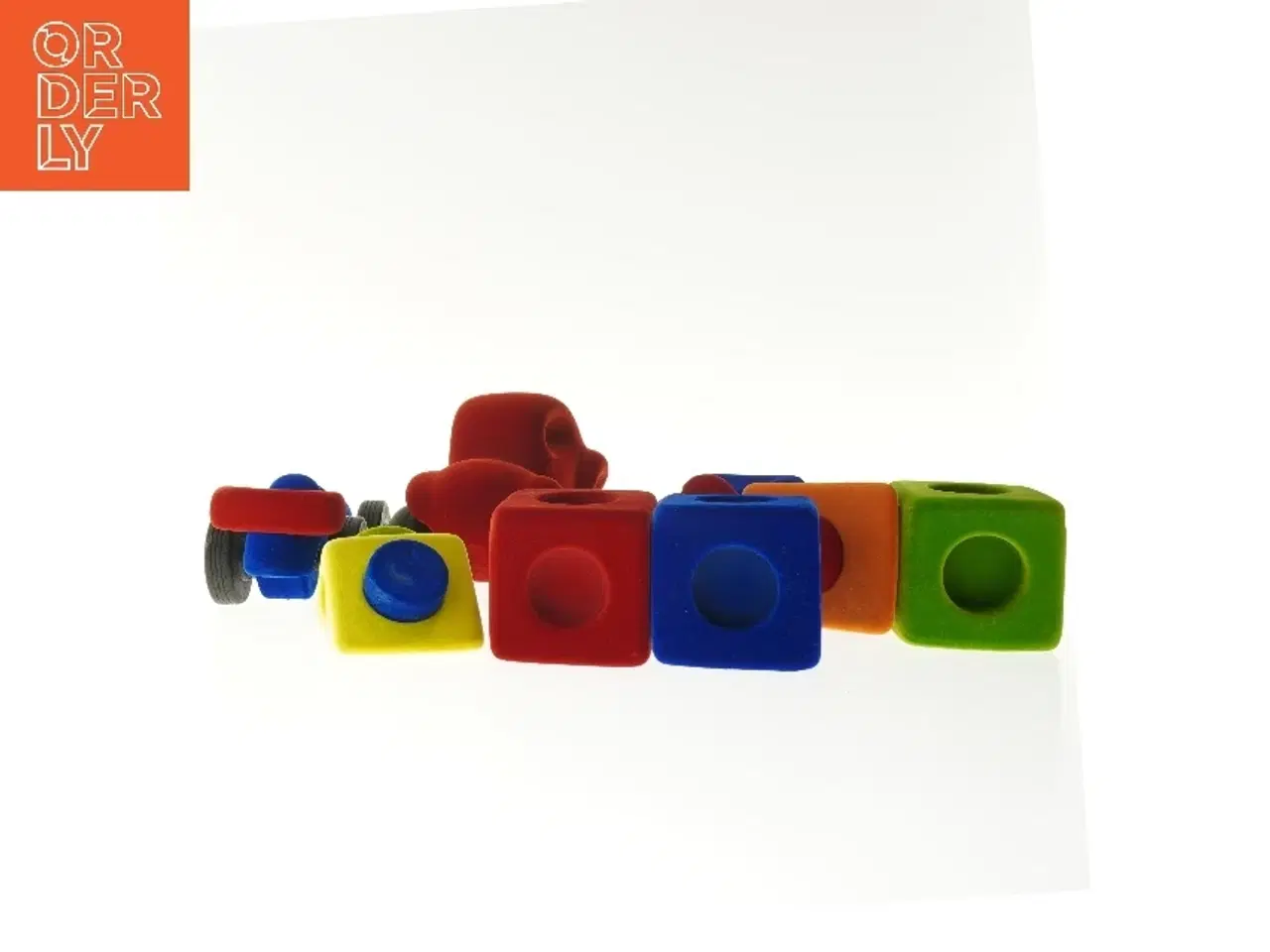 Billede 3 - Rubbabu byggeklodser og legetøjsbiler (str. 20 cm)