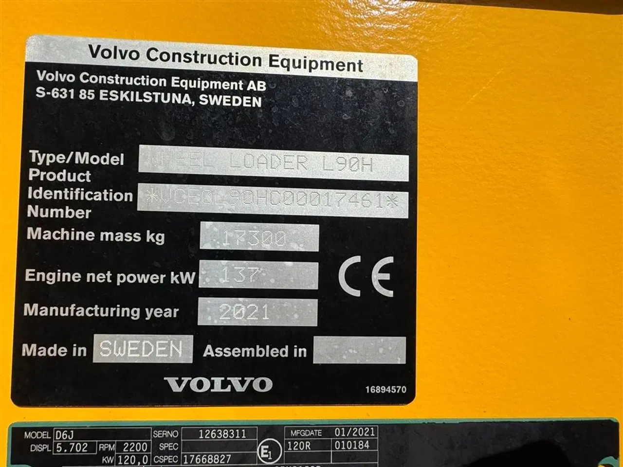 Billede 15 - Volvo L 90 H KUN 3900 TIMER! SPÆKKET MED UDSTYR OG INKL SKOVL!