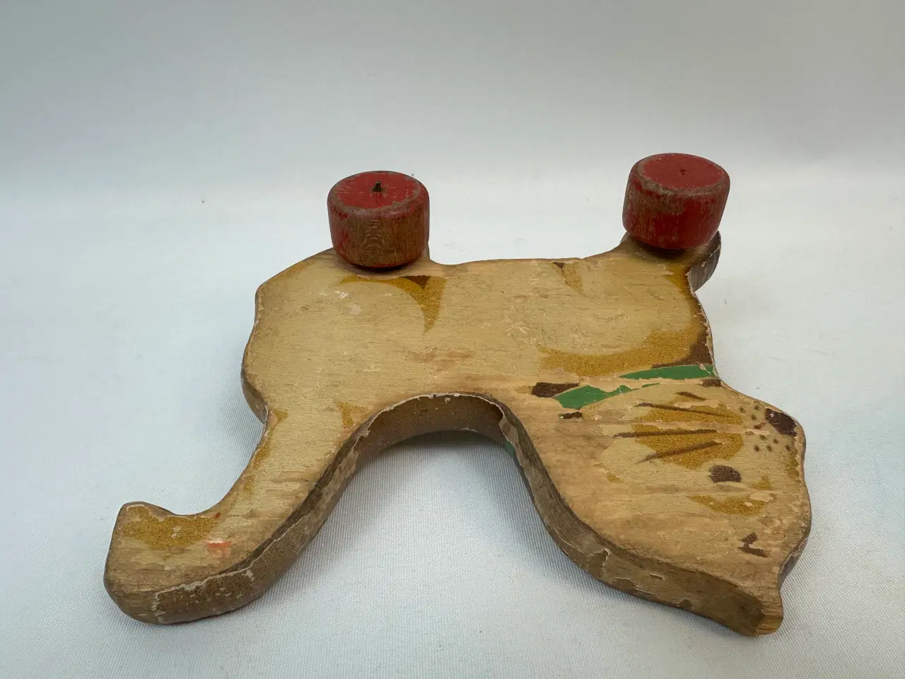 Billede 10 - Vintage kat på hjul i træ