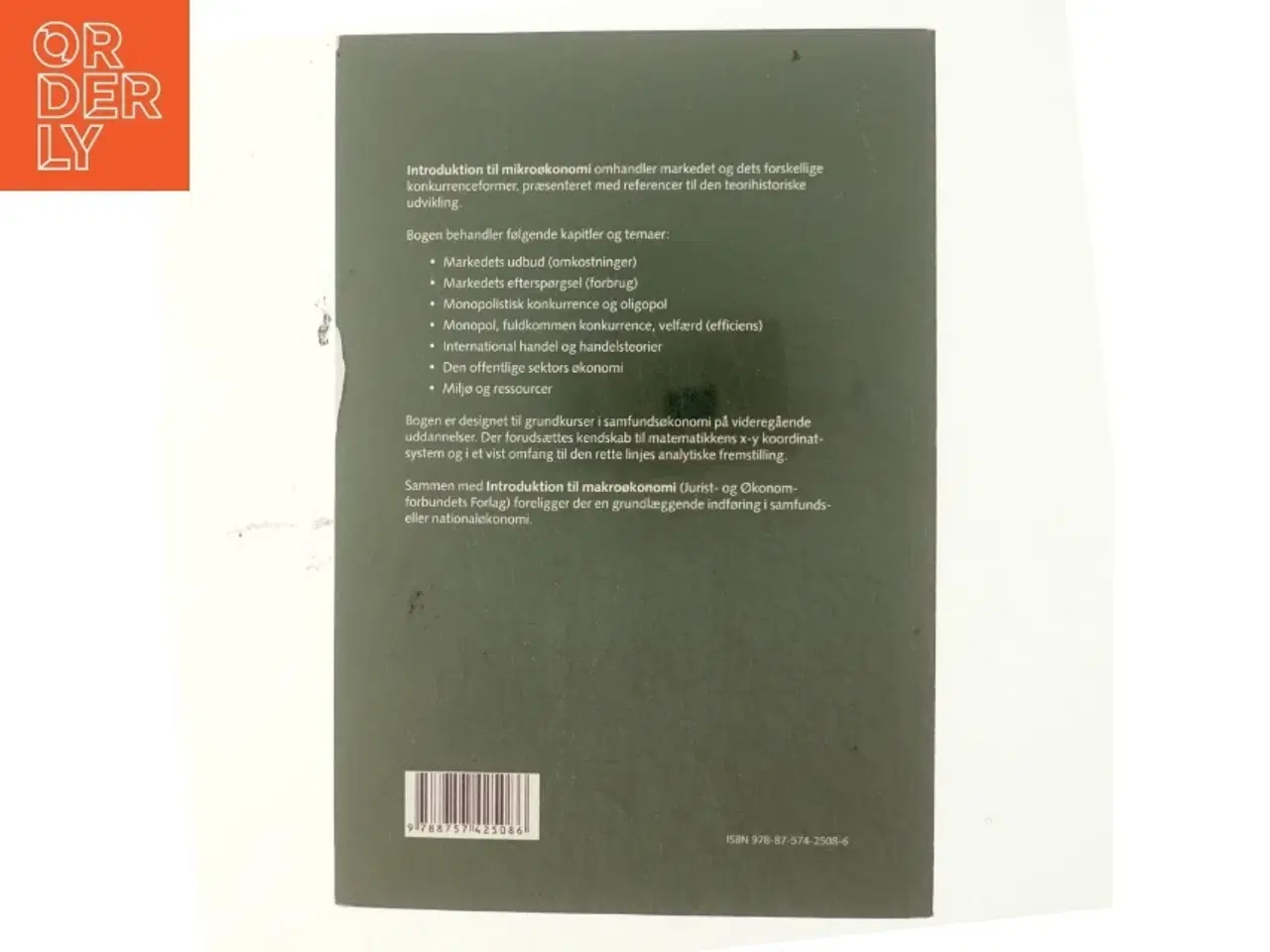 Billede 3 - Introduktion til mikroøkonomi af Erik Gaden (Bog)