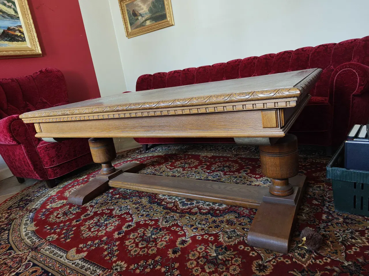 Billede 2 - Sofabord i massiv eg 